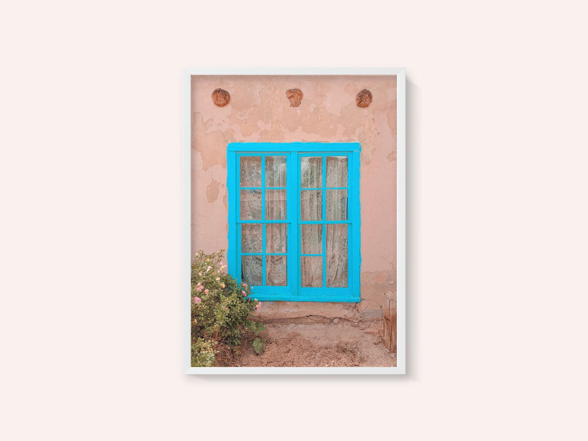 Turquoise Window - Taos, New Mexico