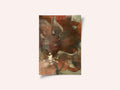 Organic Shapes in Earthy Tones of Brown and Green