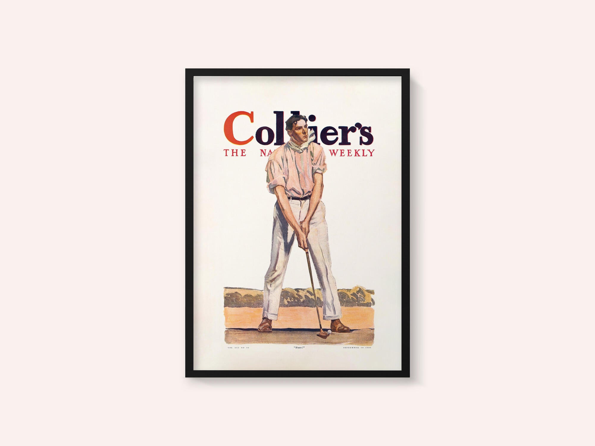 Collier's Golf (1908), Vintage Man