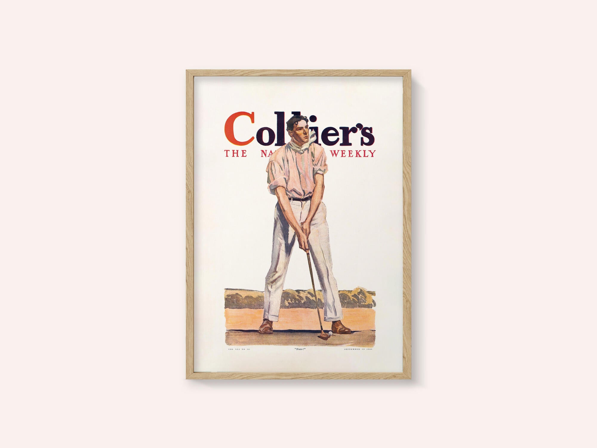 Collier's Golf (1908), Vintage Man