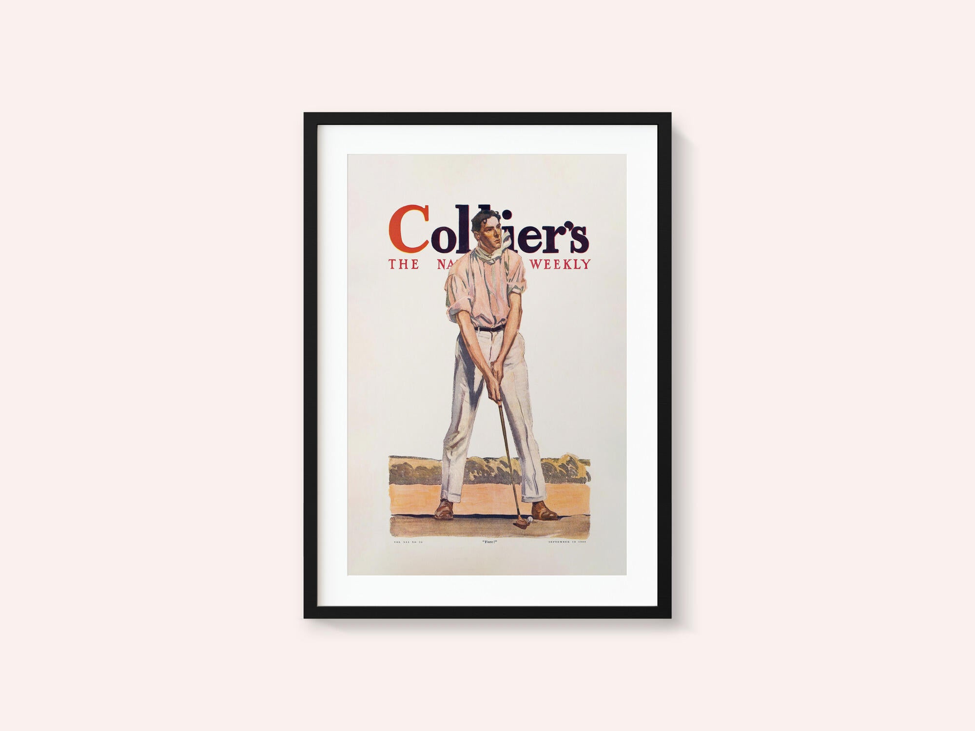 Collier's Golf (1908), Vintage Man