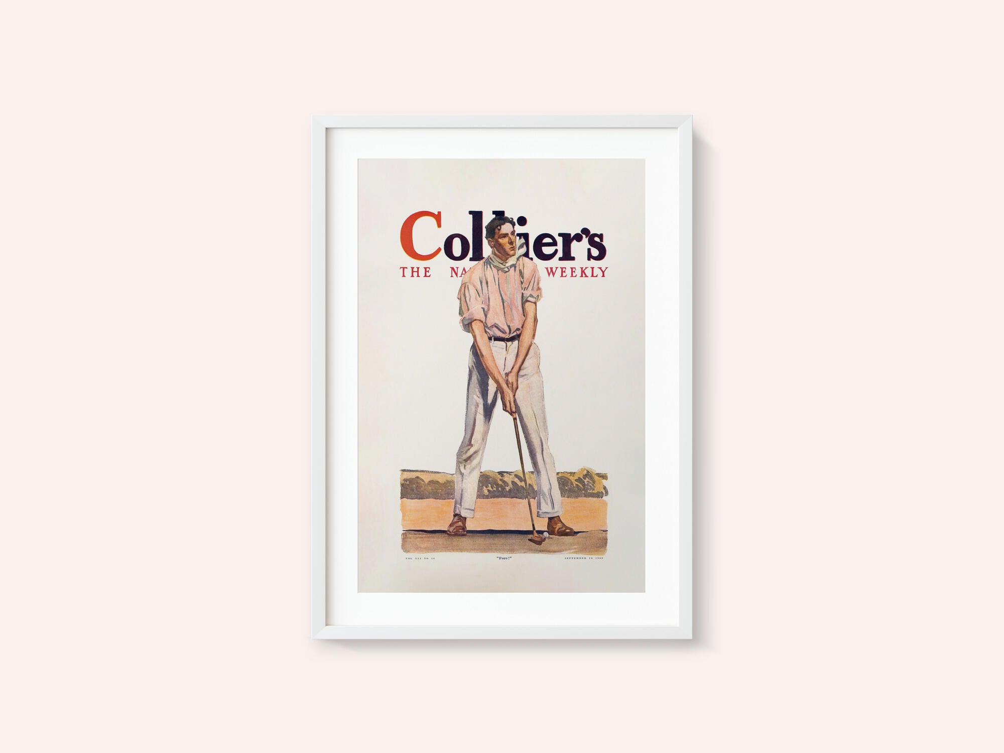 Collier's Golf (1908), Vintage Man