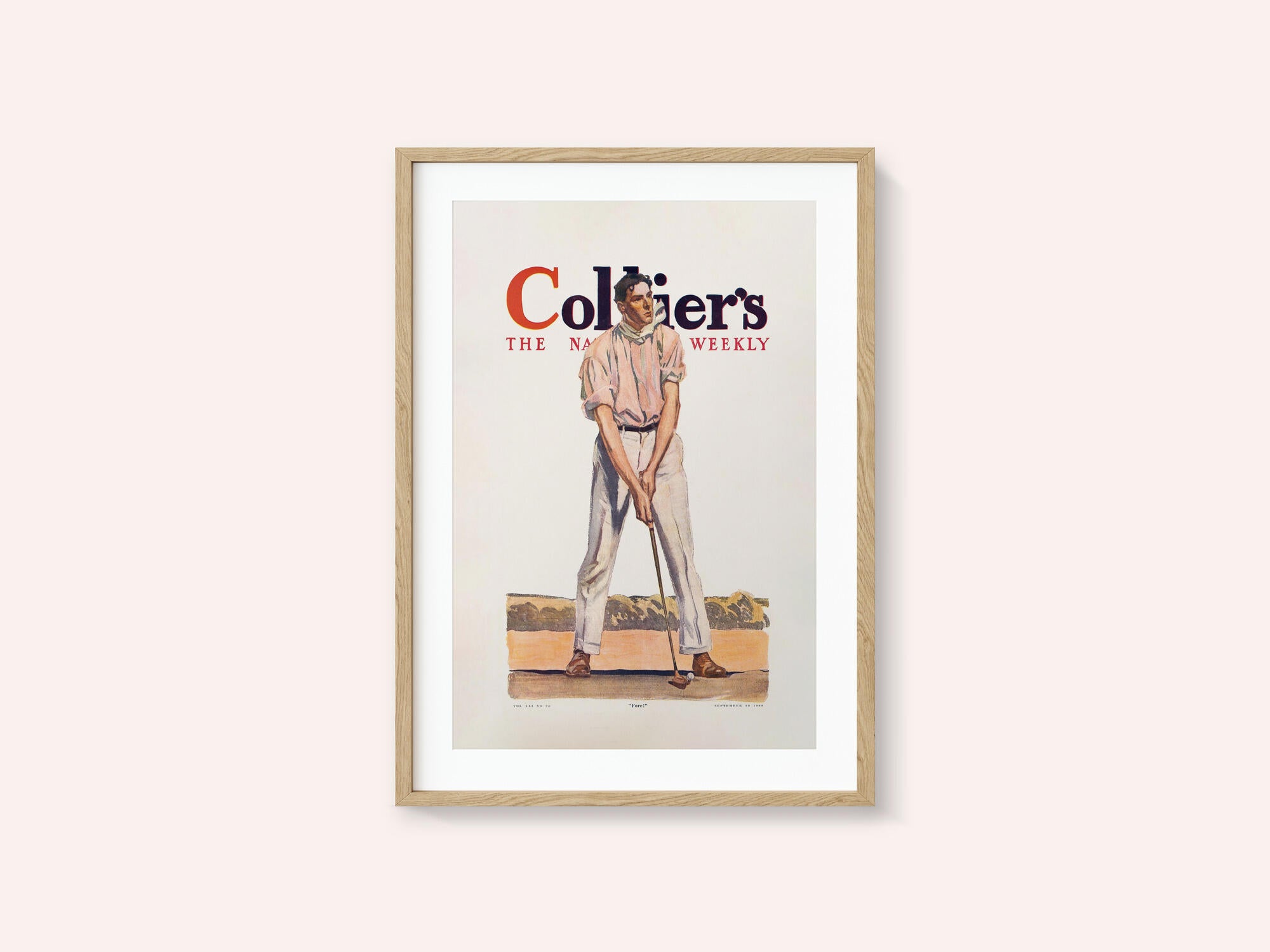 Collier's Golf (1908), Vintage Man
