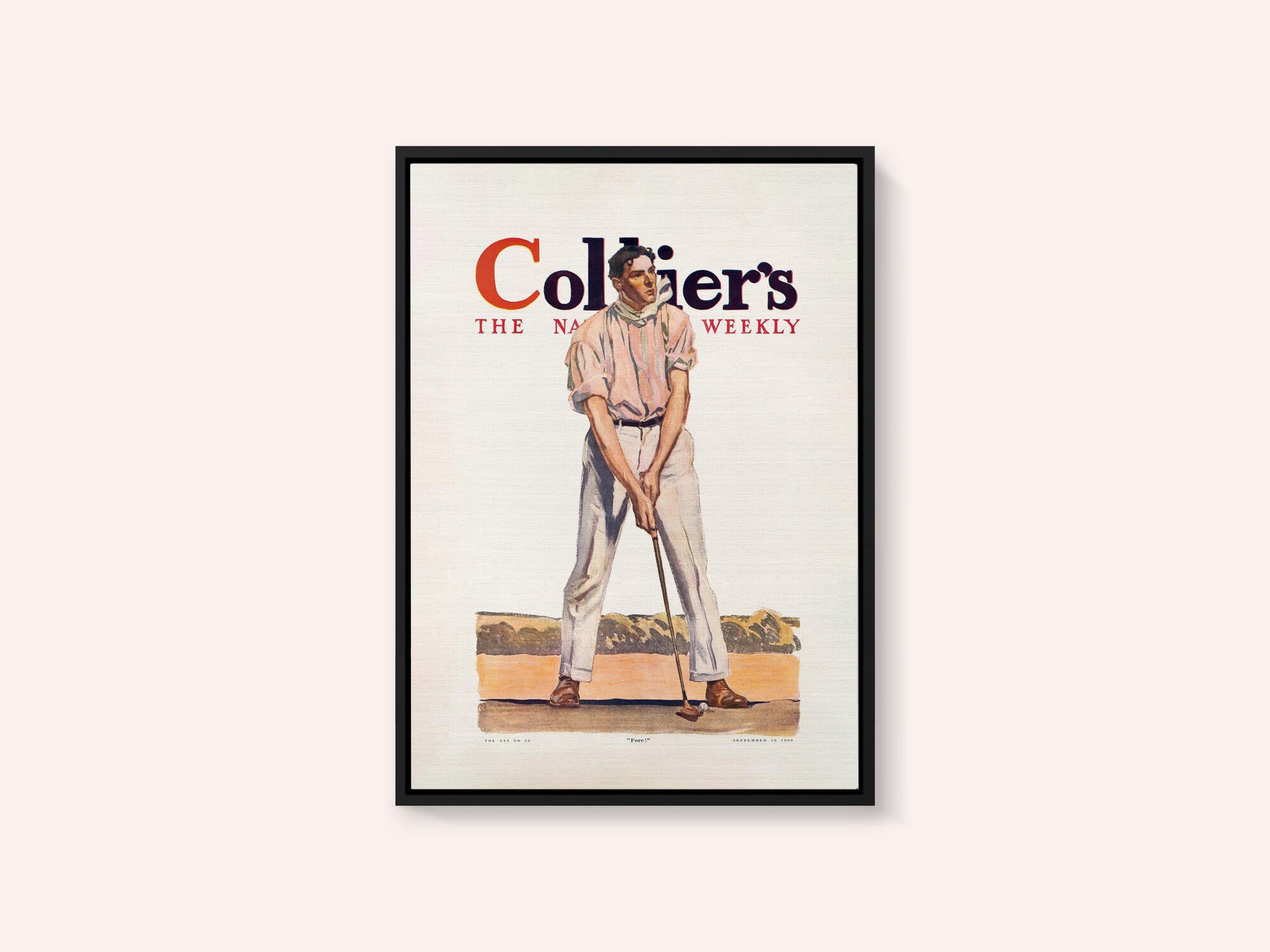 Collier's Golf (1908), Vintage Man