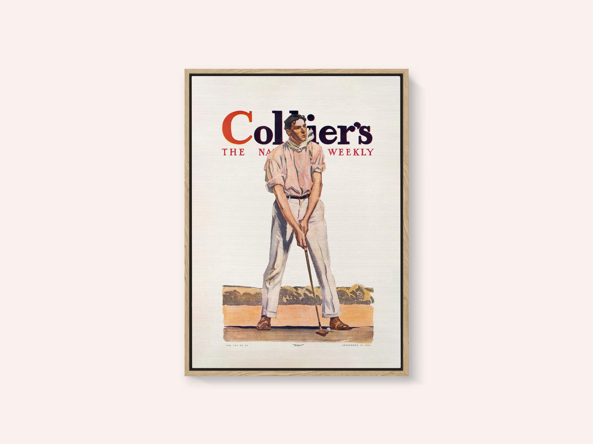Collier's Golf (1908), Vintage Man