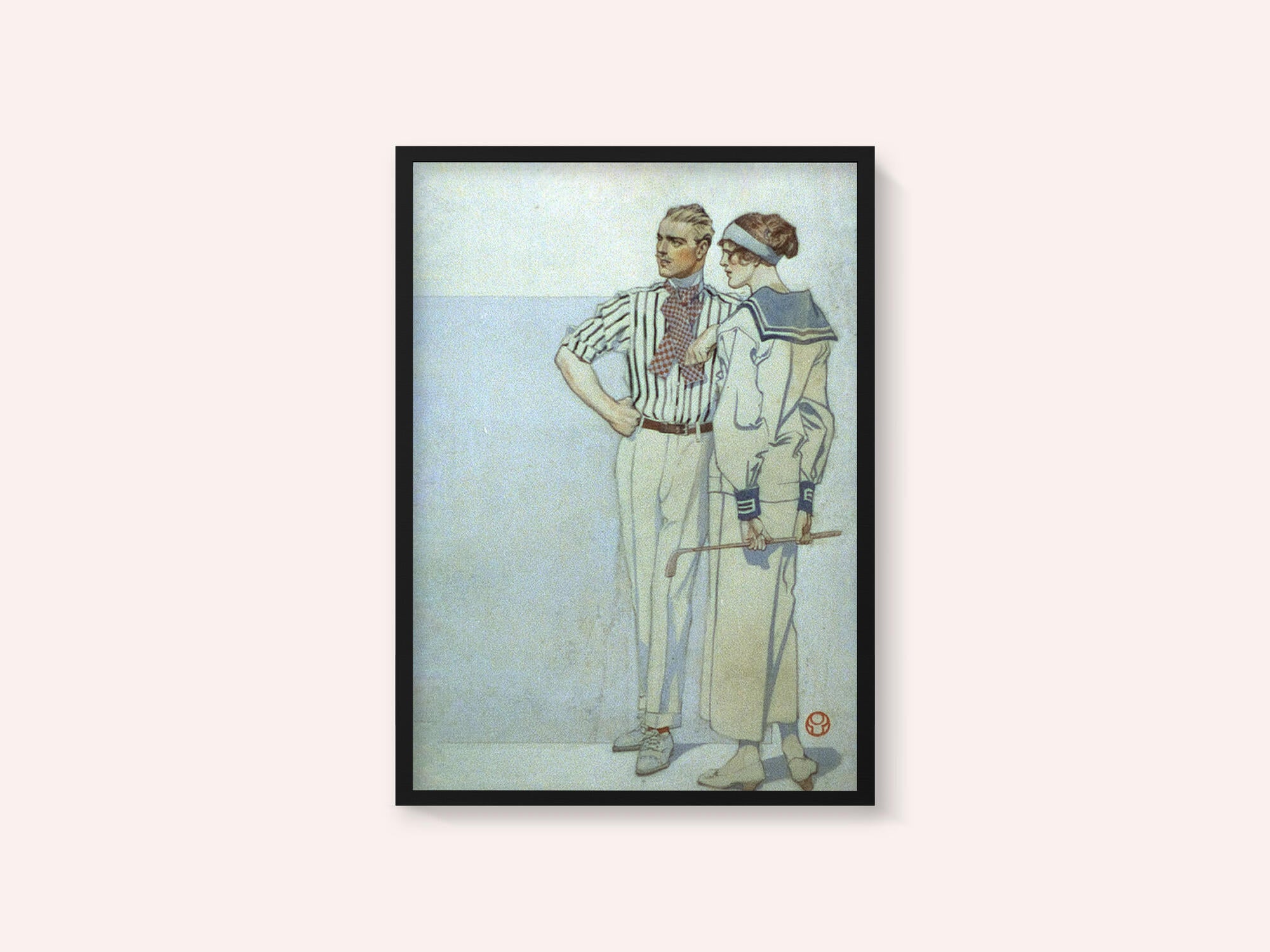 Man and Woman In Sport Clothes (1913)