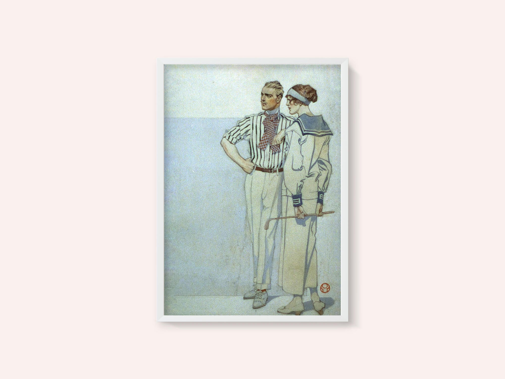 Man and Woman In Sport Clothes (1913)