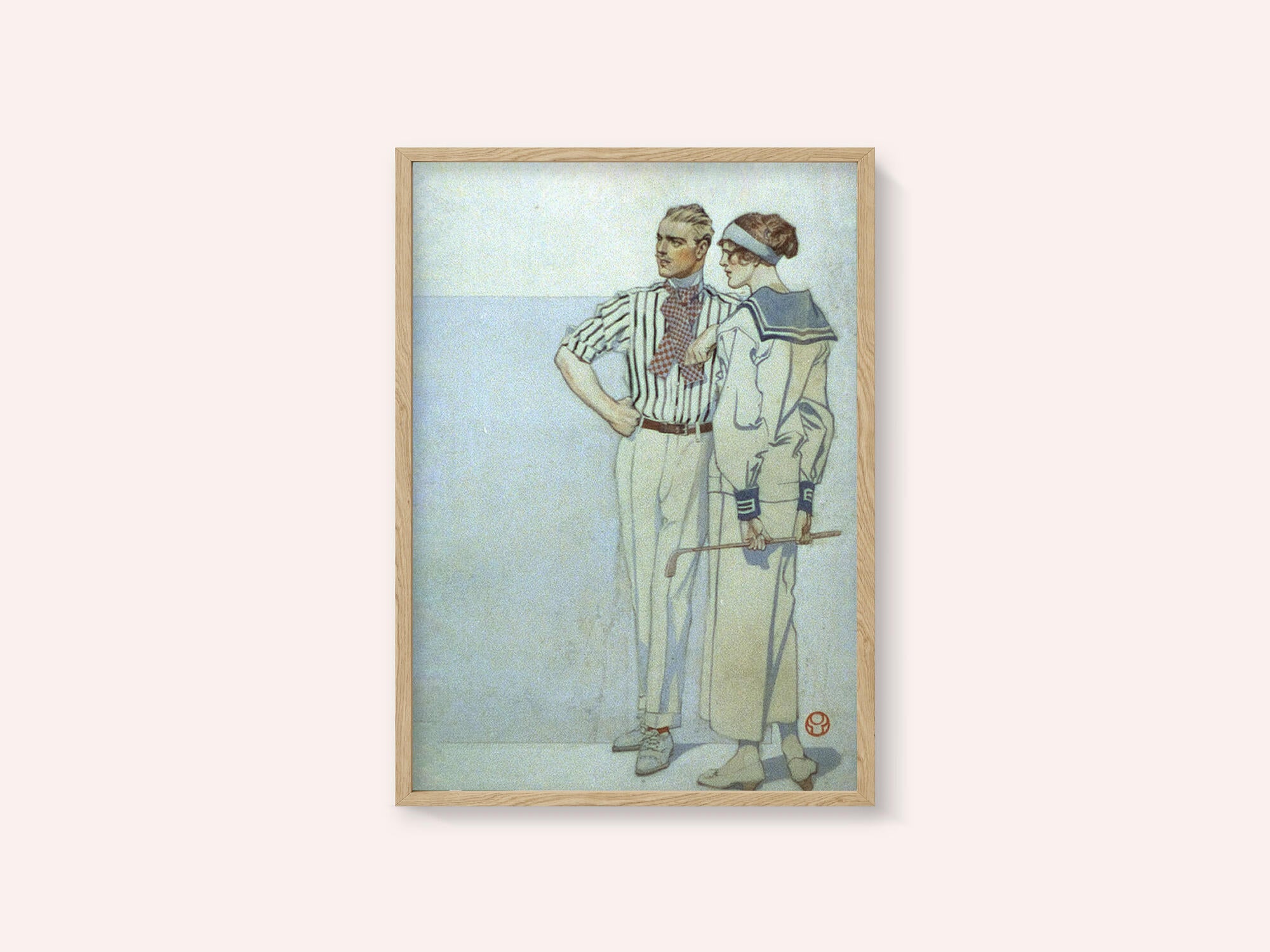 Man and Woman In Sport Clothes (1913)