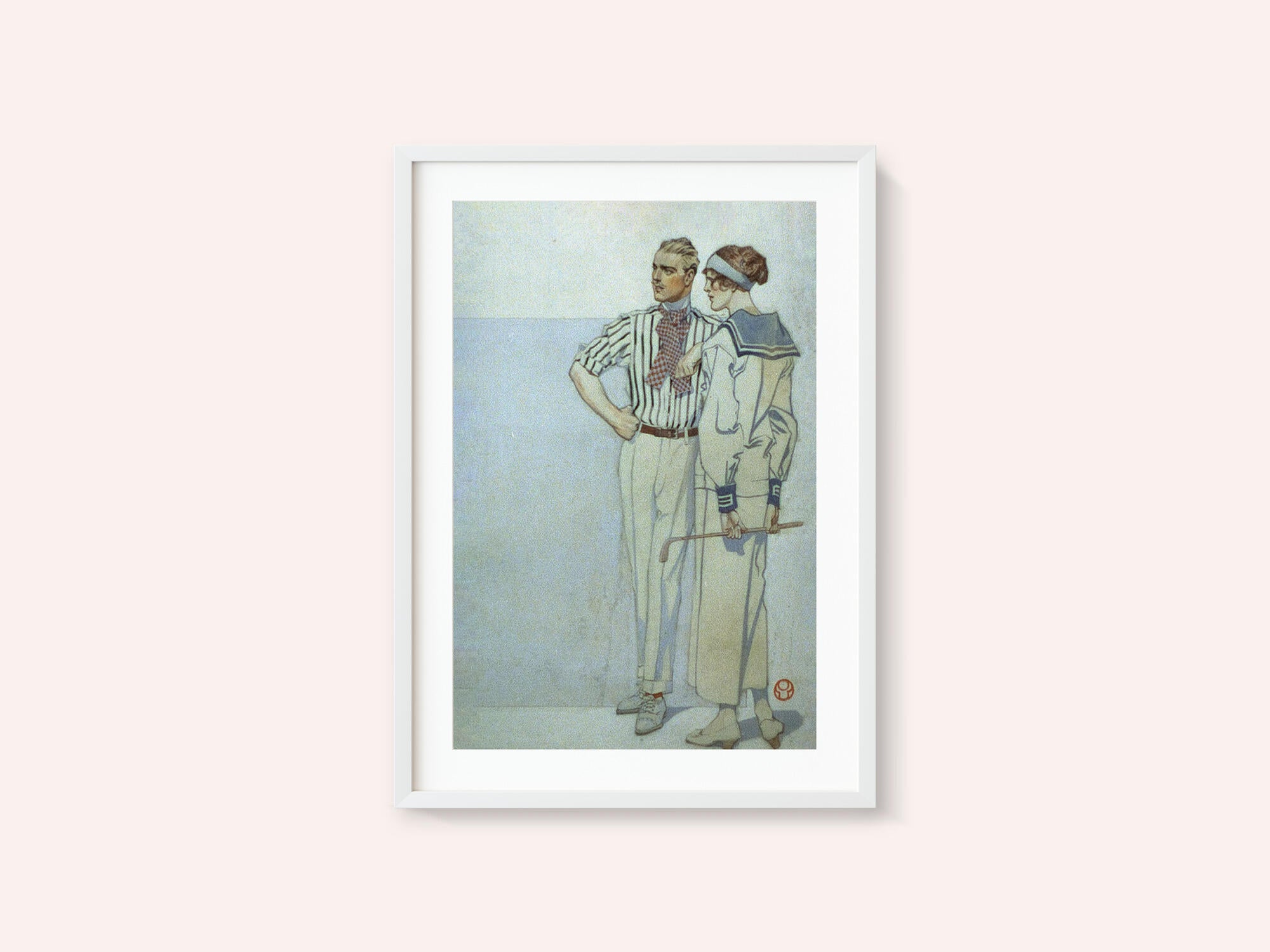 Man and Woman In Sport Clothes (1913)