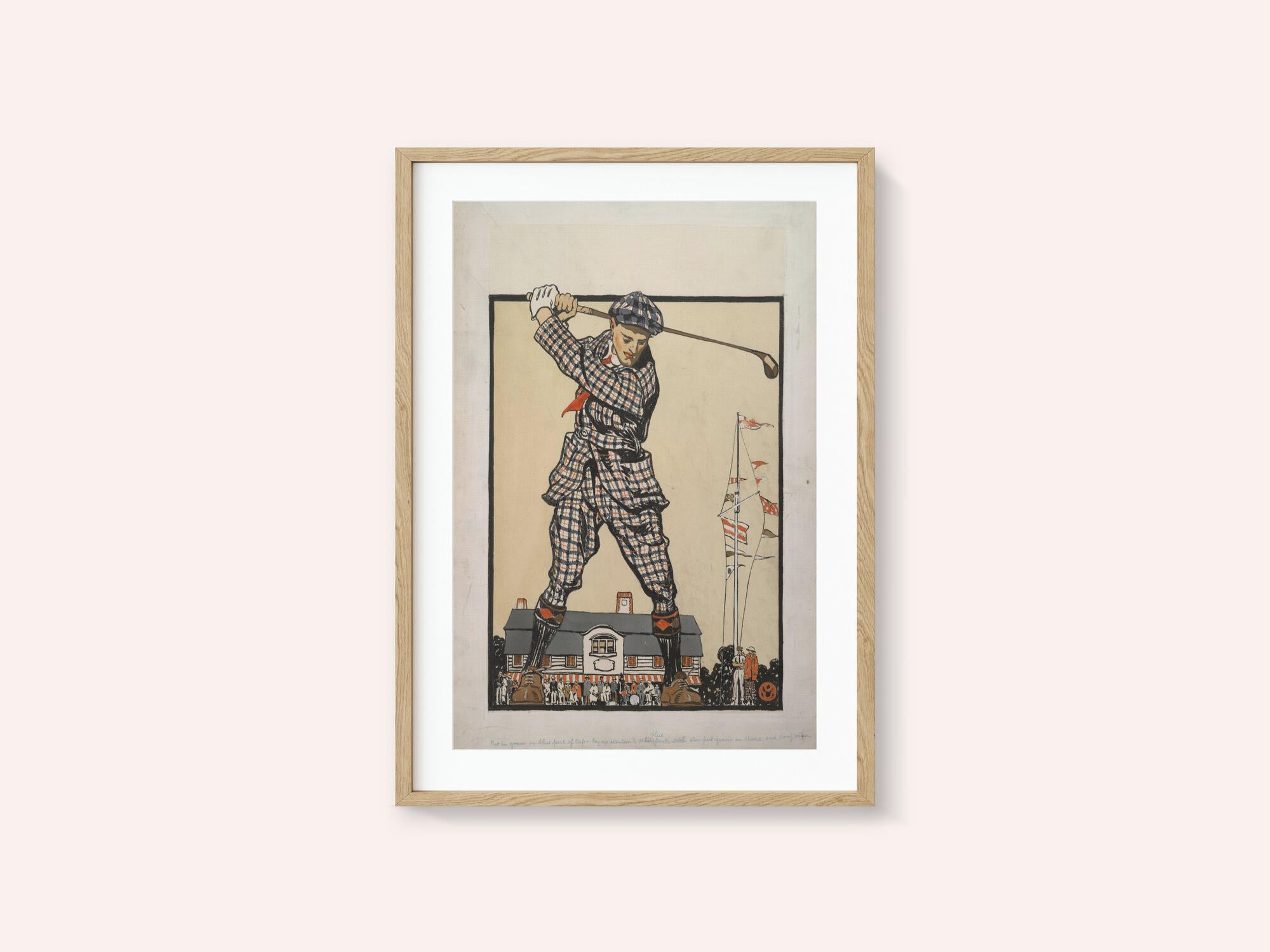 Man Swinging Golf Club (1915)