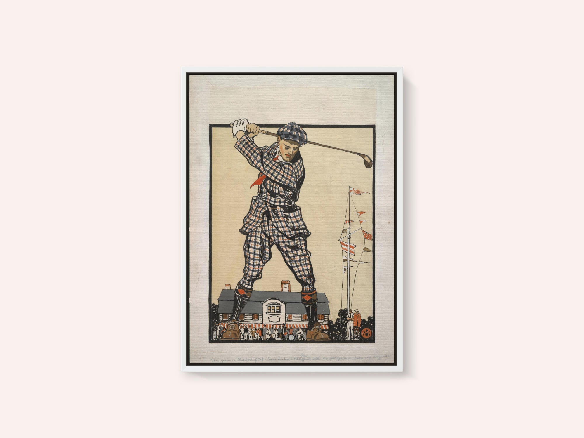 Man Swinging Golf Club (1915)