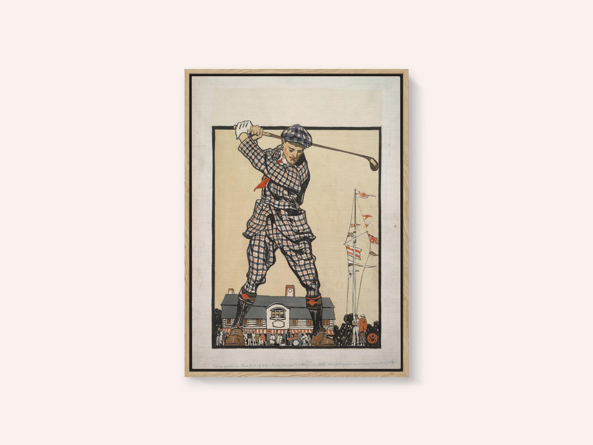Man Swinging Golf Club (1915)
