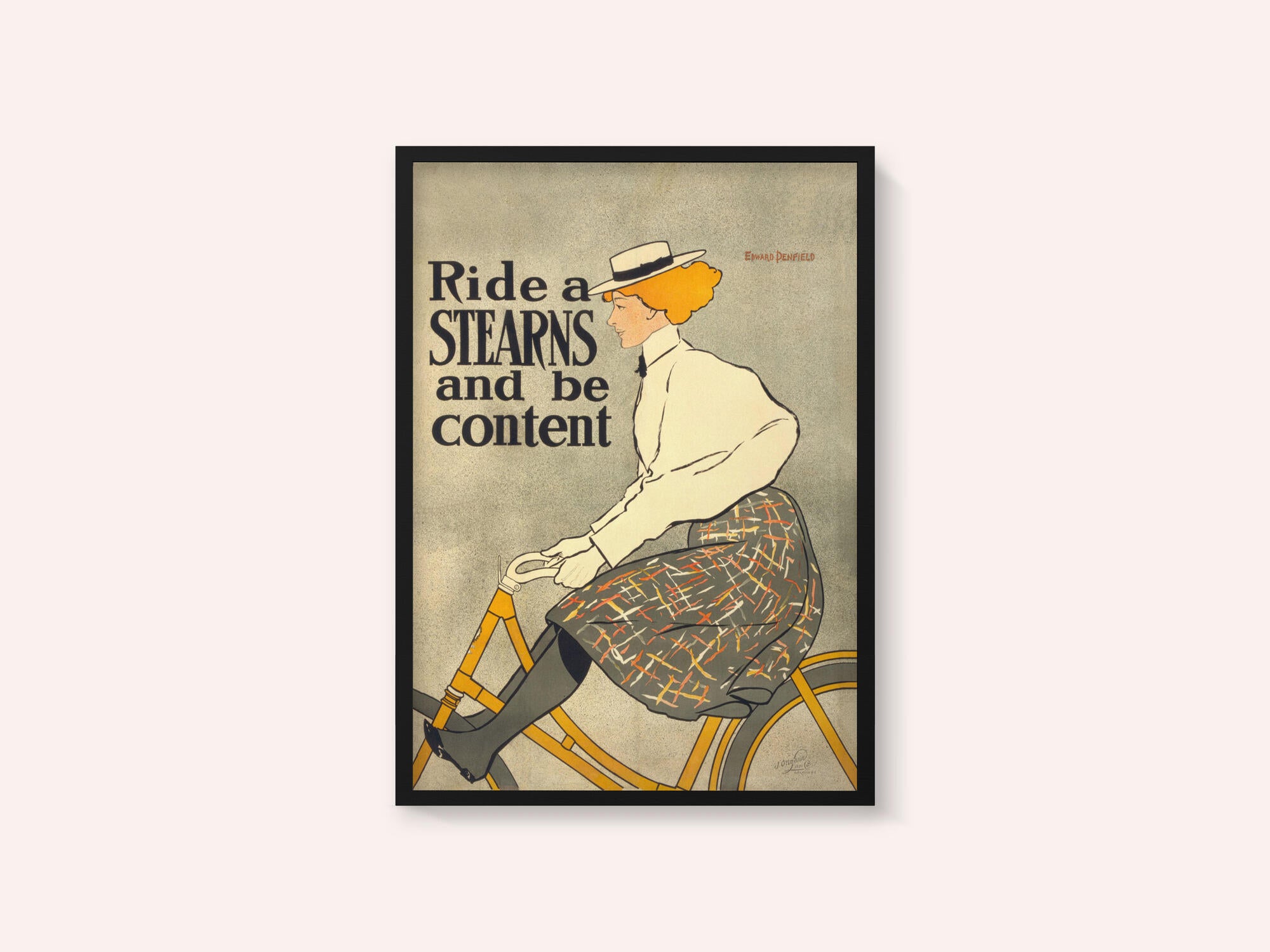 Ride a Stearns and Be Content (1896)