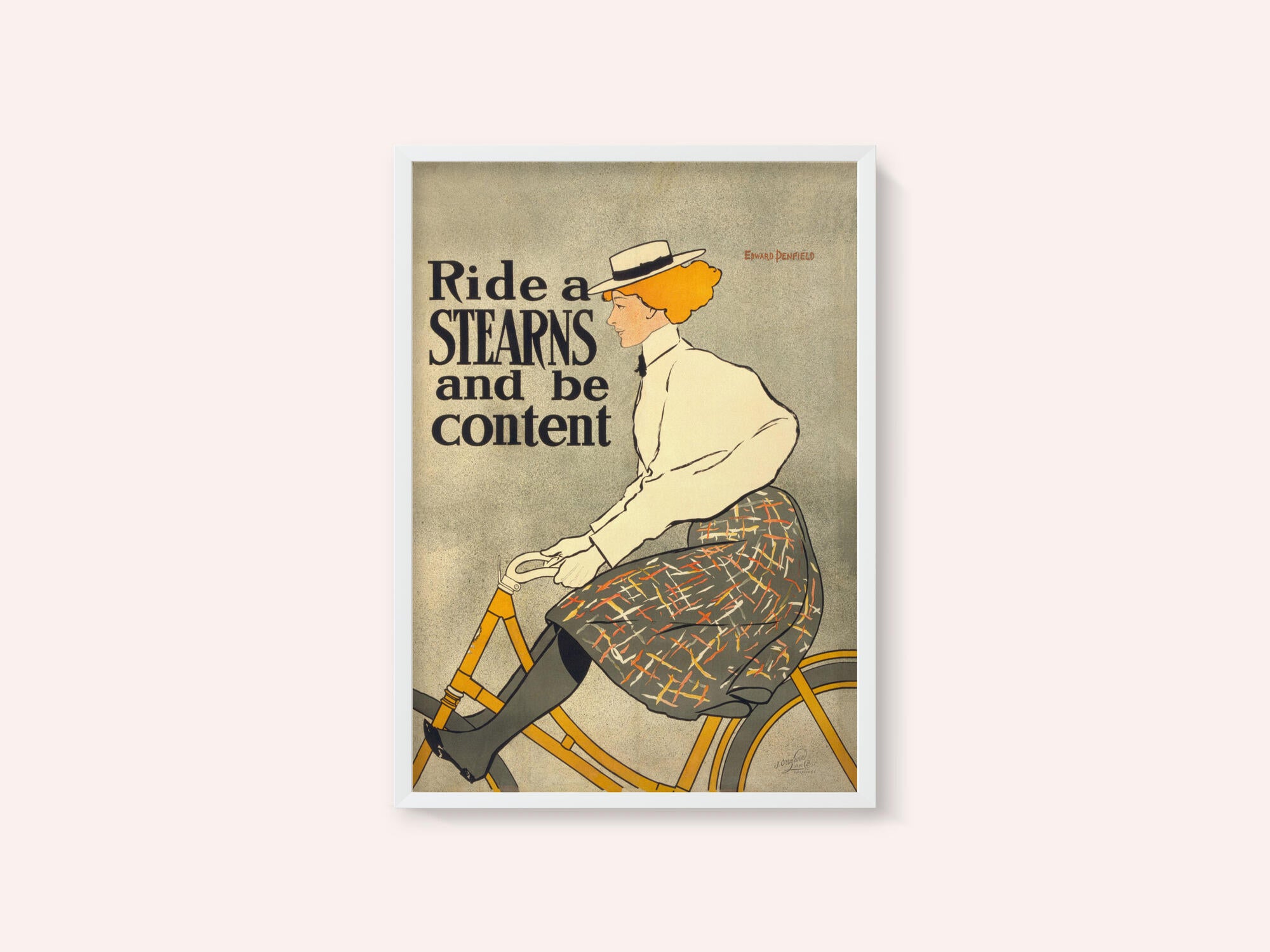Ride a Stearns and Be Content (1896)