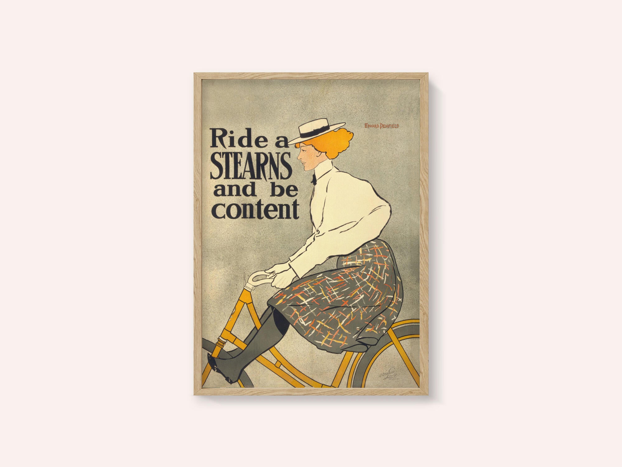 Ride a Stearns and Be Content (1896)