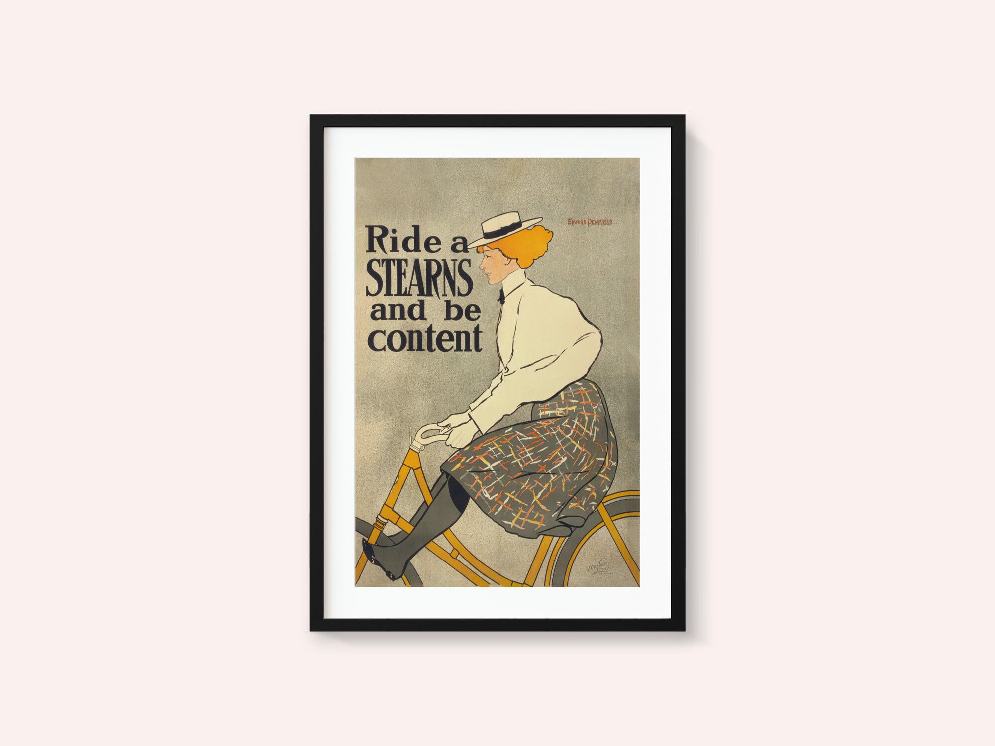 Ride a Stearns and Be Content (1896)