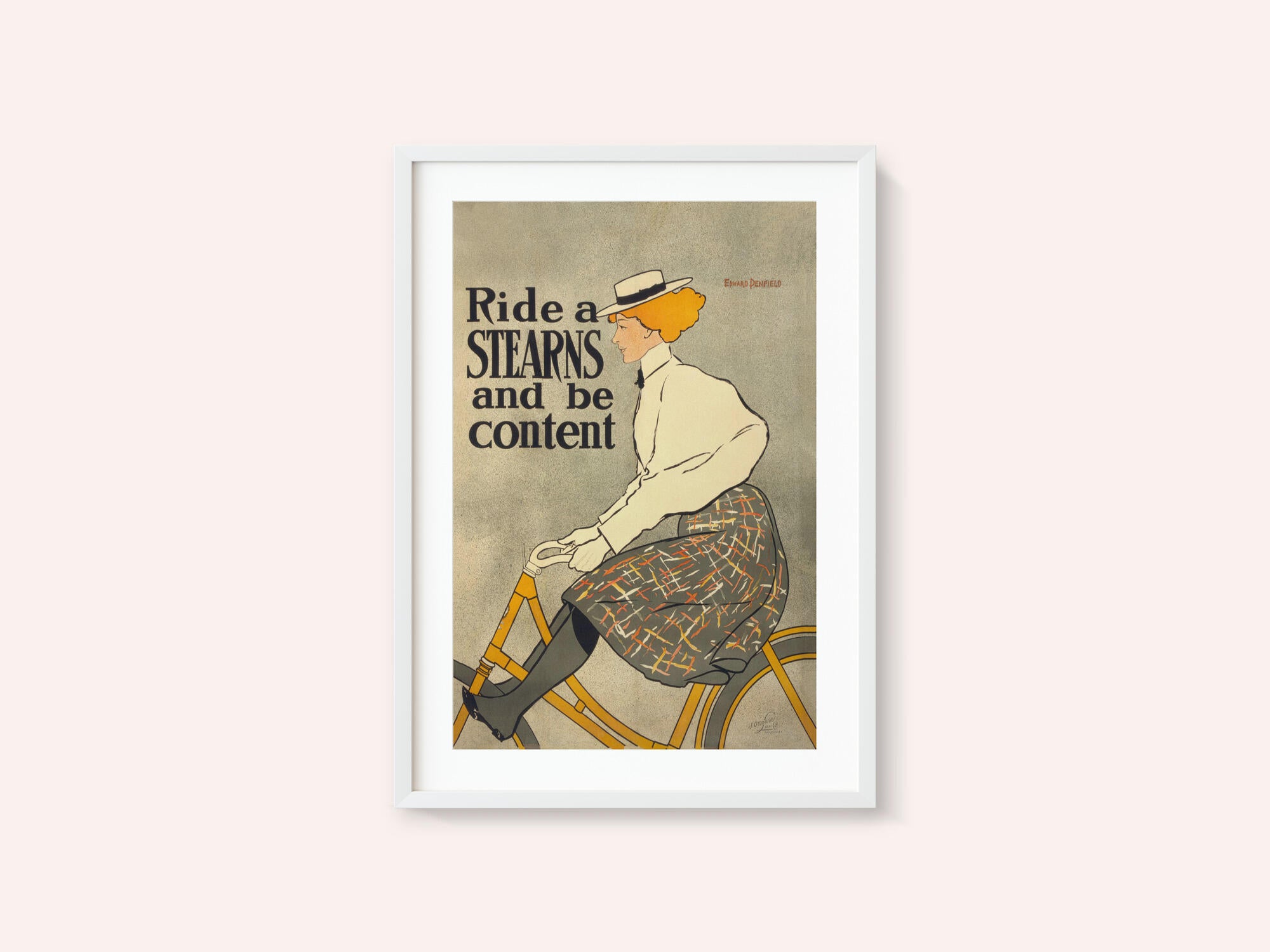 Ride a Stearns and Be Content (1896)