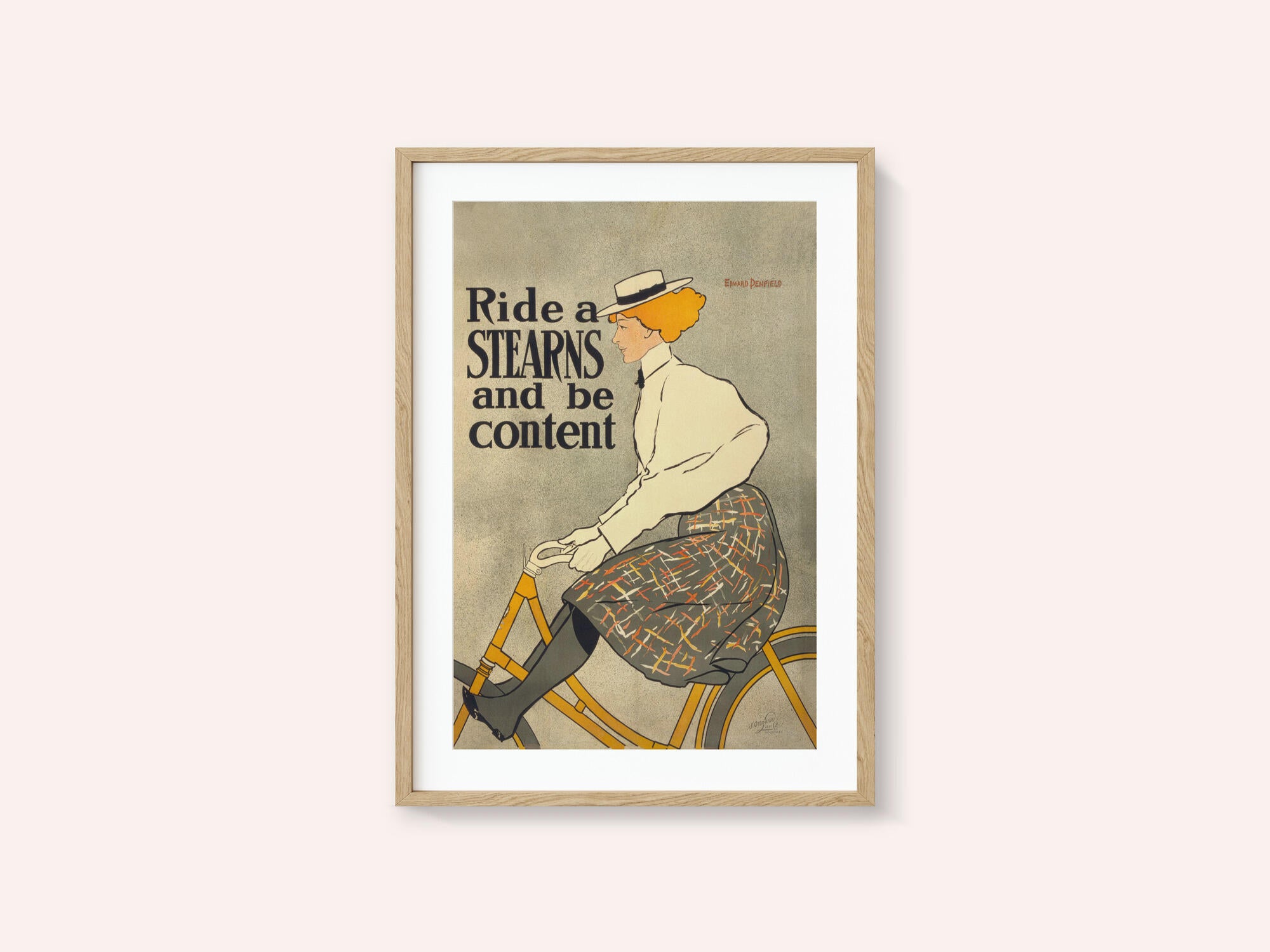 Ride a Stearns and Be Content (1896)
