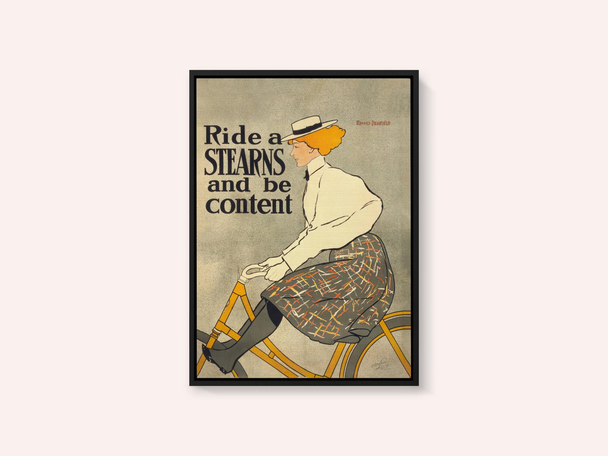 Ride a Stearns and Be Content (1896)