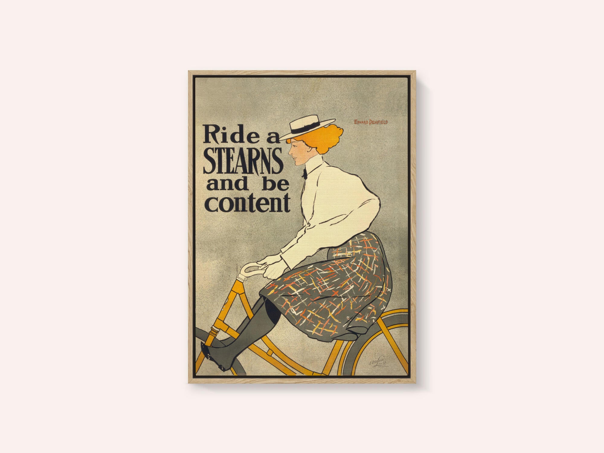 Ride a Stearns and Be Content (1896)