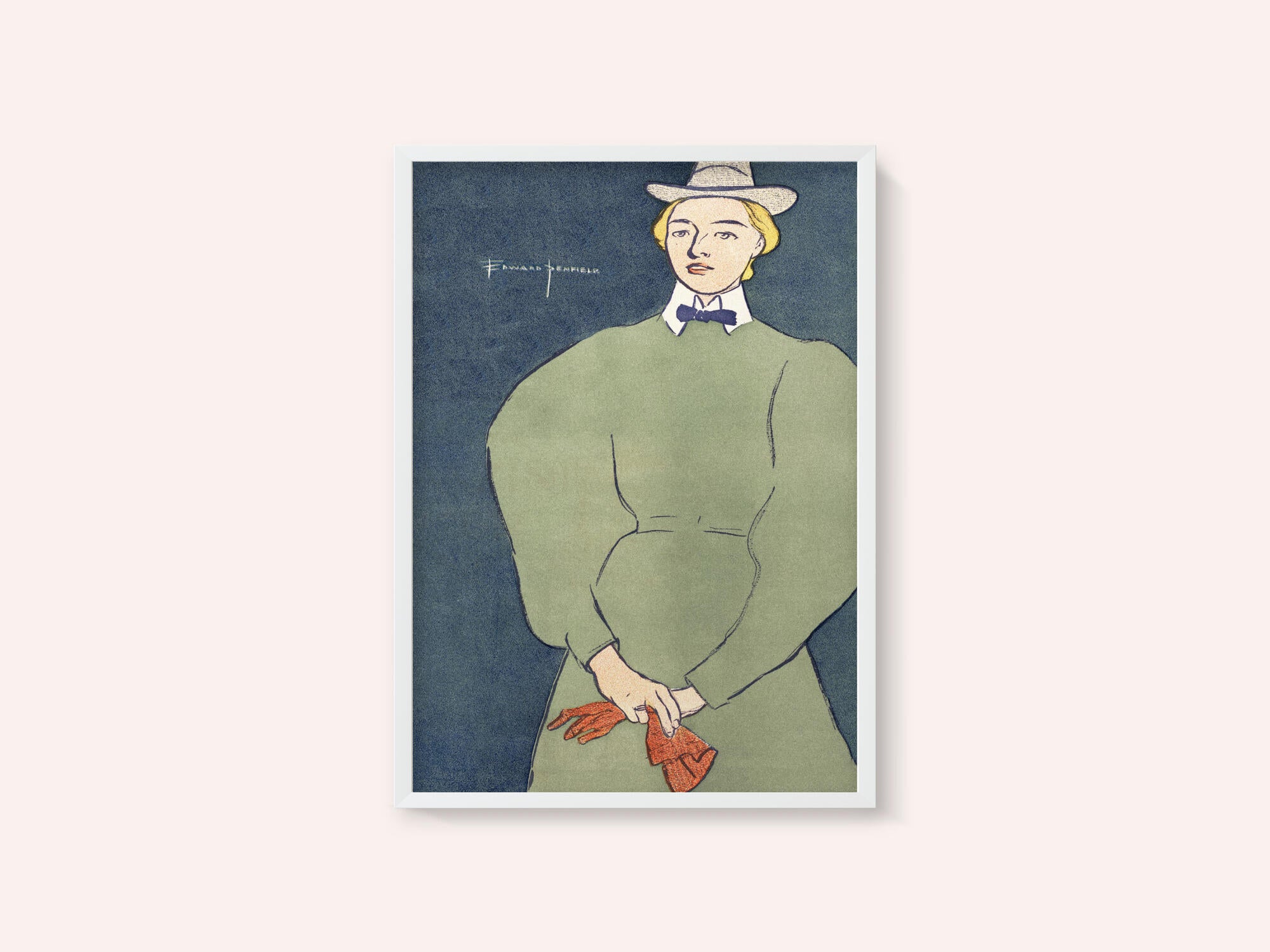 Woman Holding Gloves (1896)