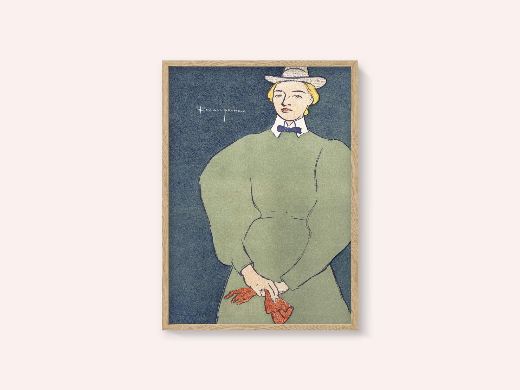Woman Holding Gloves (1896)