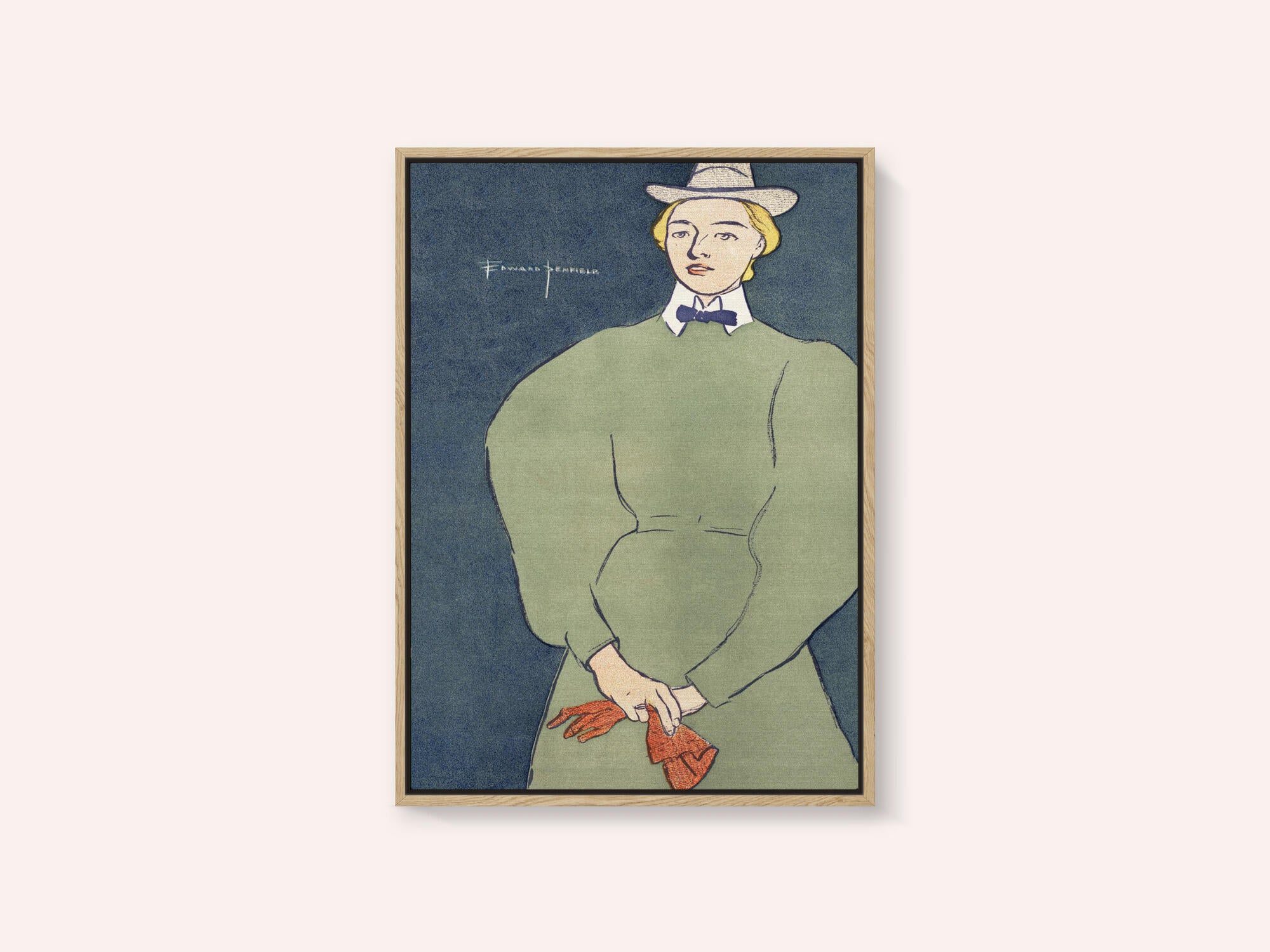 Woman Holding Gloves (1896)