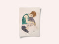 Seated Woman With Legs Drawn Up
