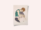 Seated Woman With Legs Drawn Up