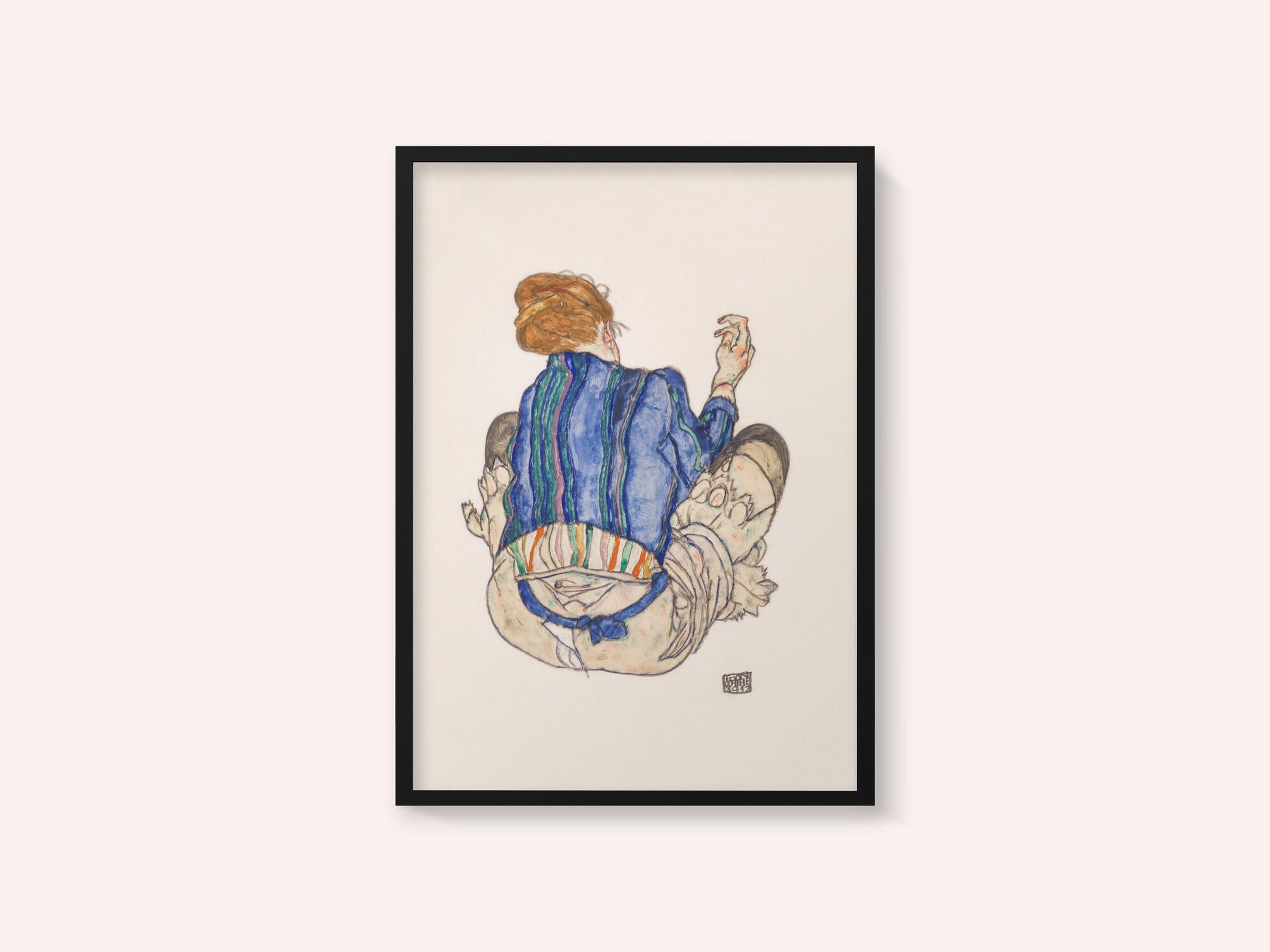 Seated Woman, Back View