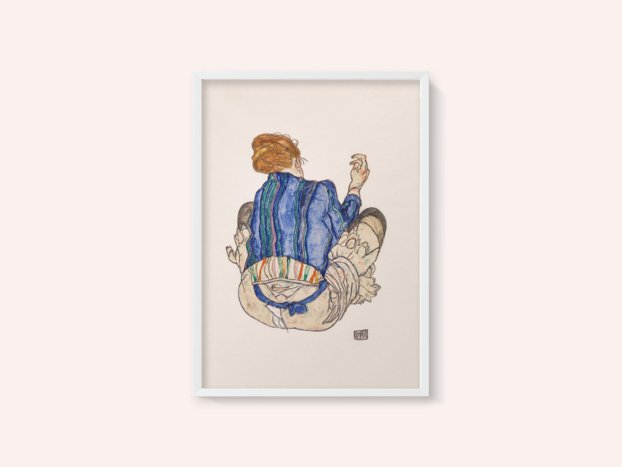 Seated Woman, Back View