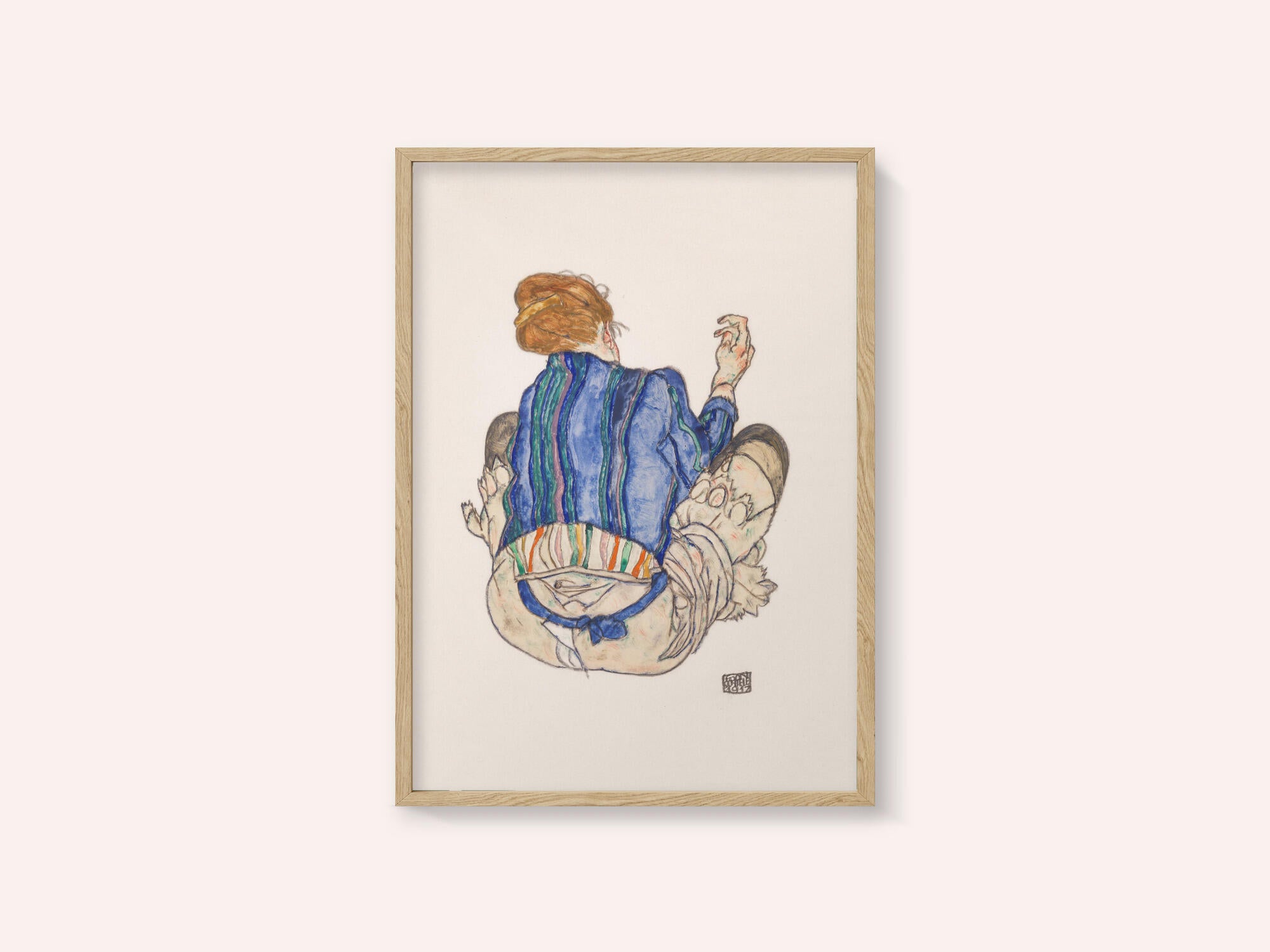 Seated Woman, Back View