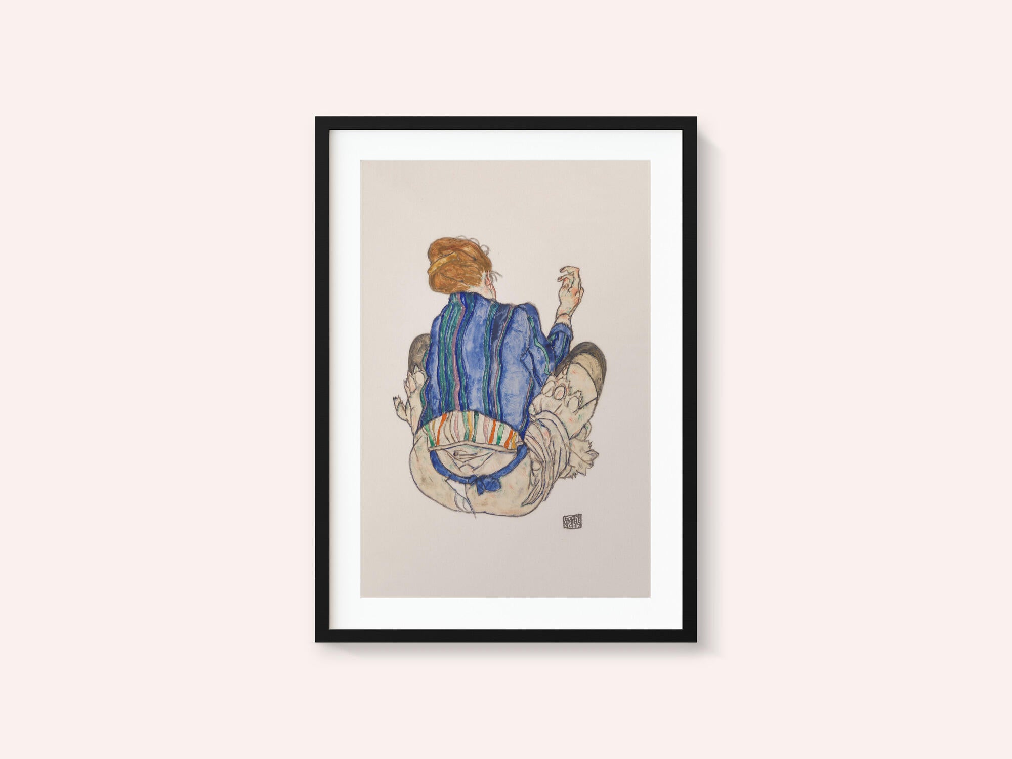 Seated Woman, Back View