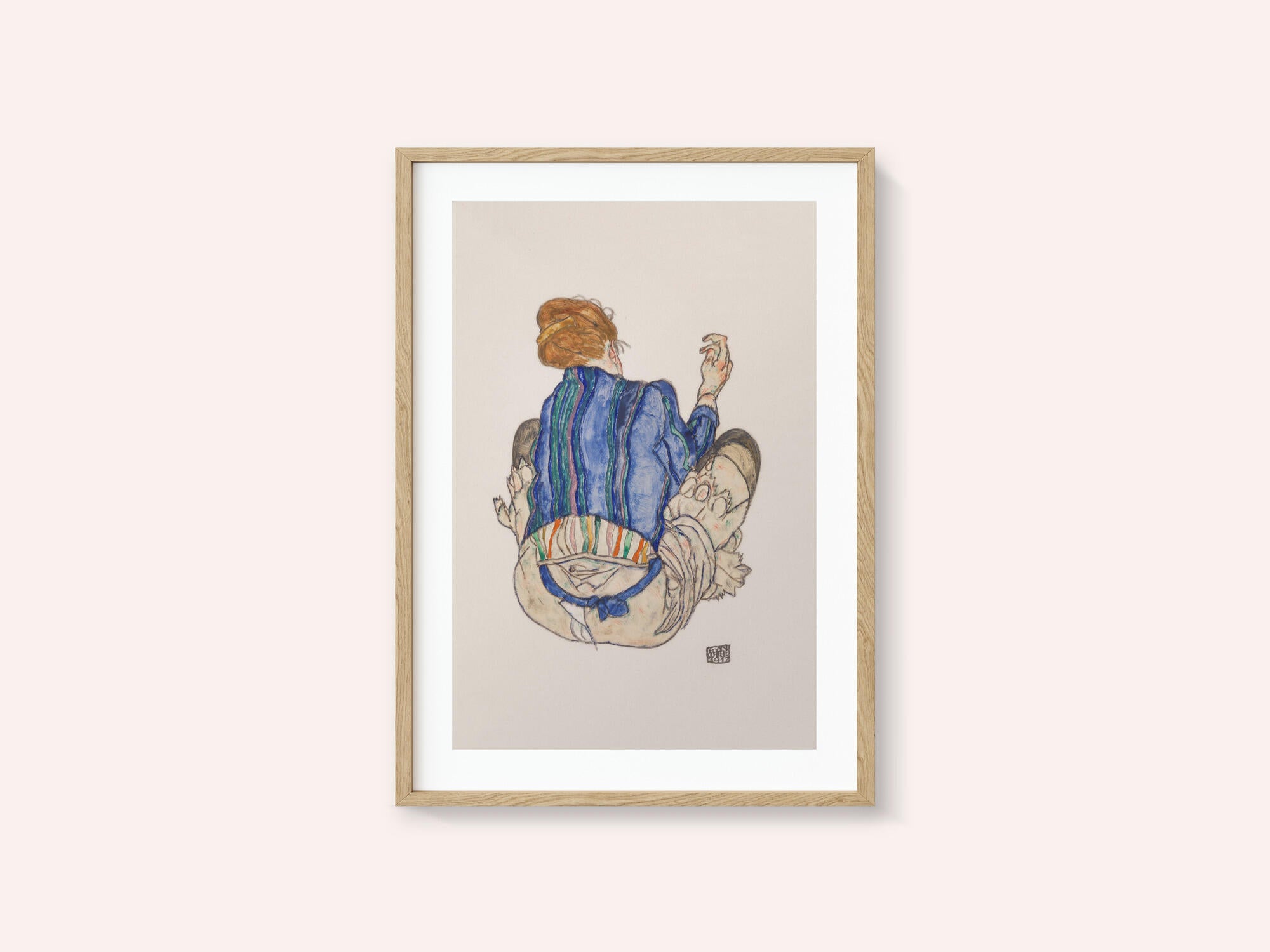 Seated Woman, Back View
