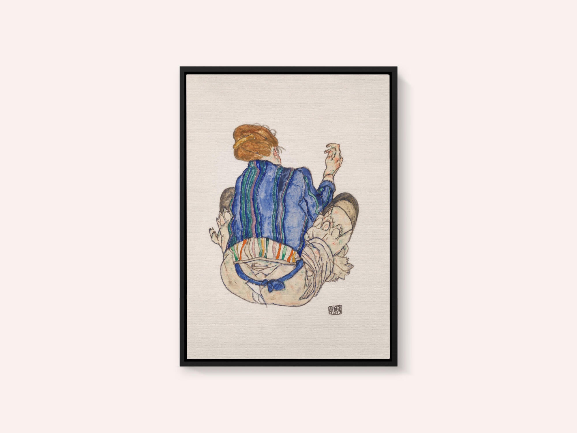 Seated Woman, Back View