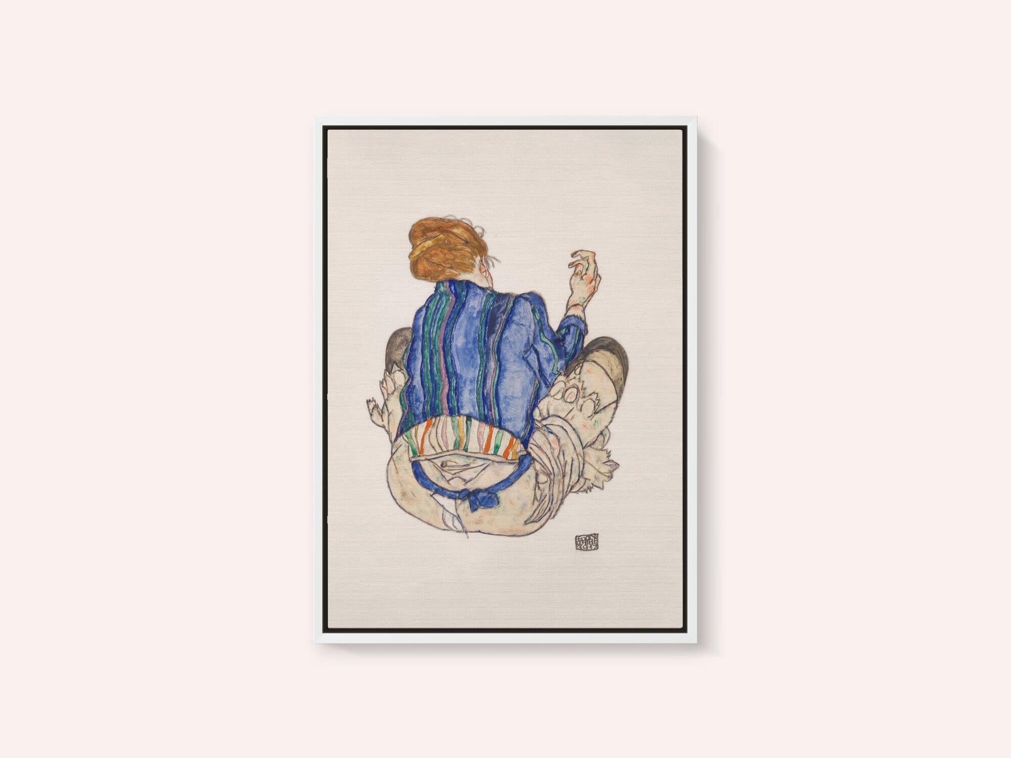 Seated Woman, Back View