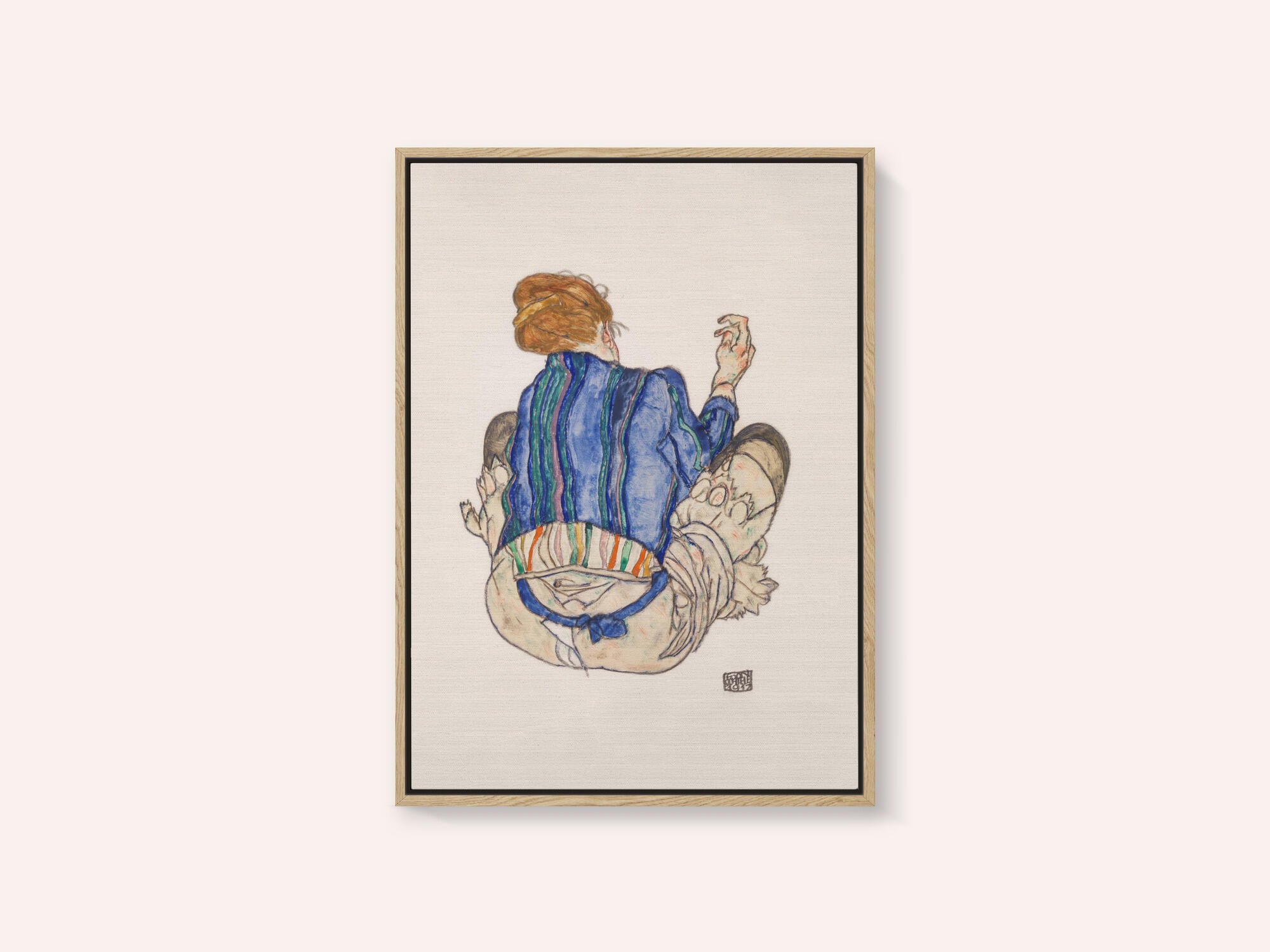 Seated Woman, Back View