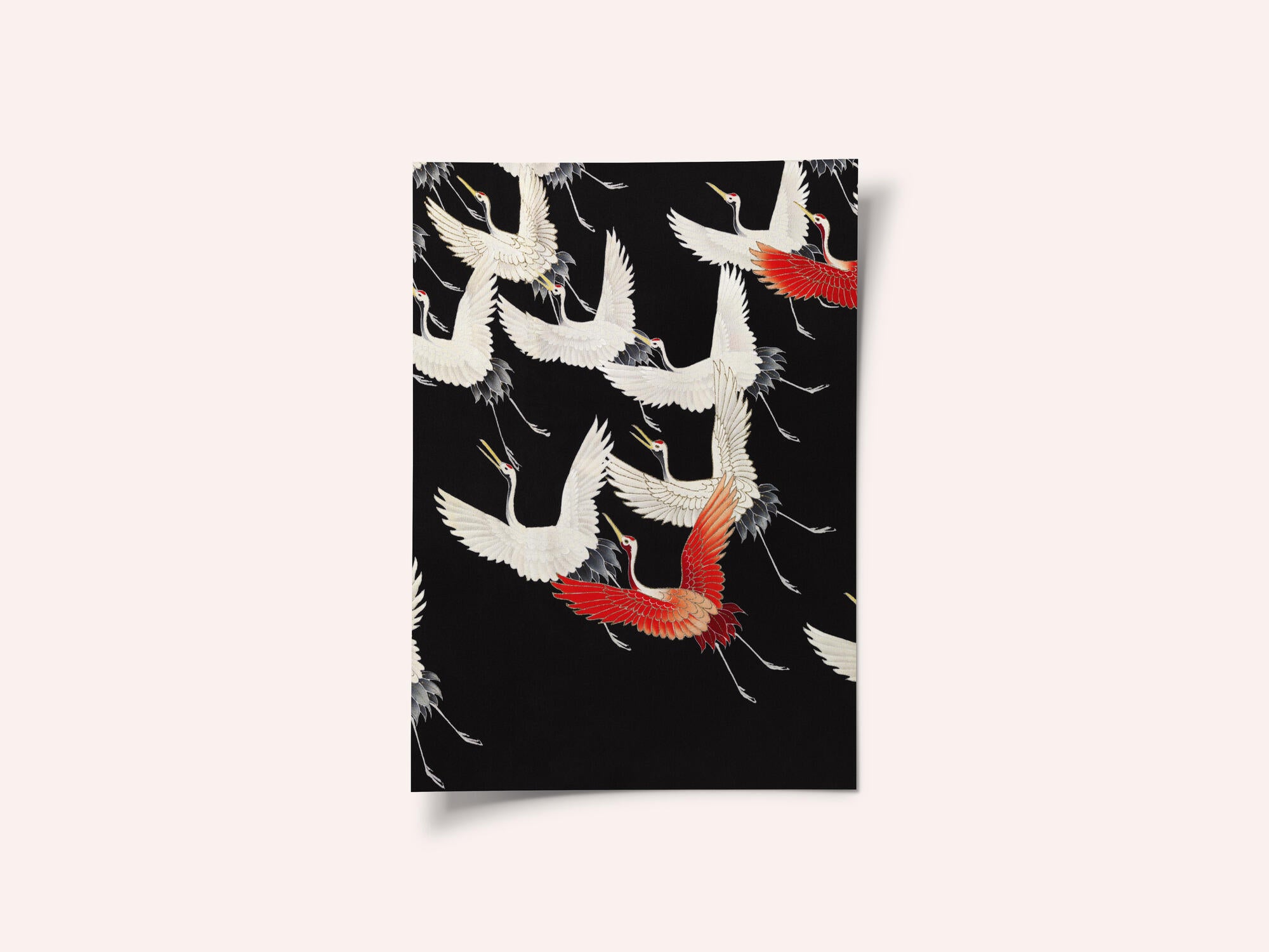 Furisode With a Myriad of Flying Cranes (1910–1920) Full