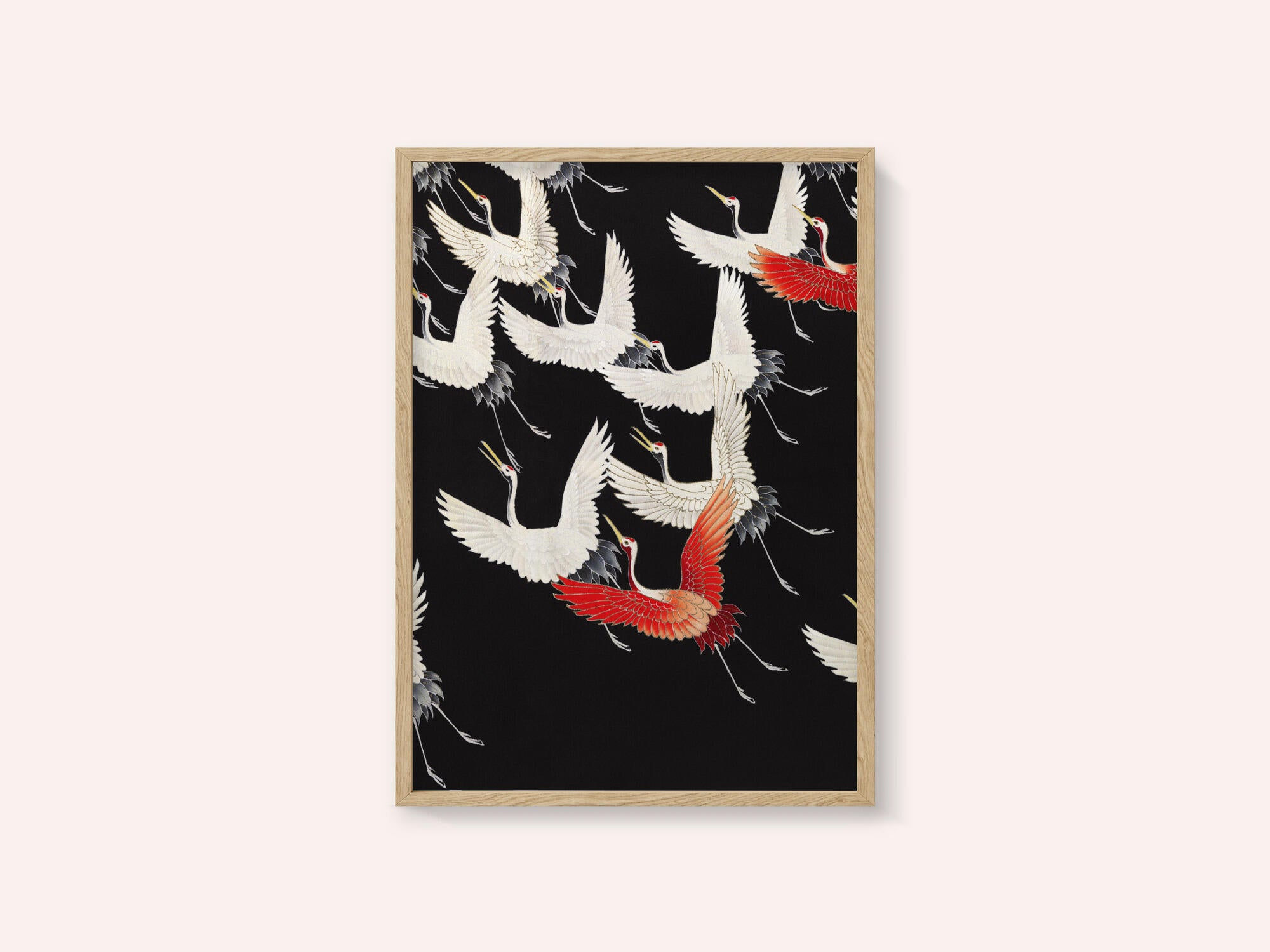 Furisode With a Myriad of Flying Cranes (1910–1920) Full