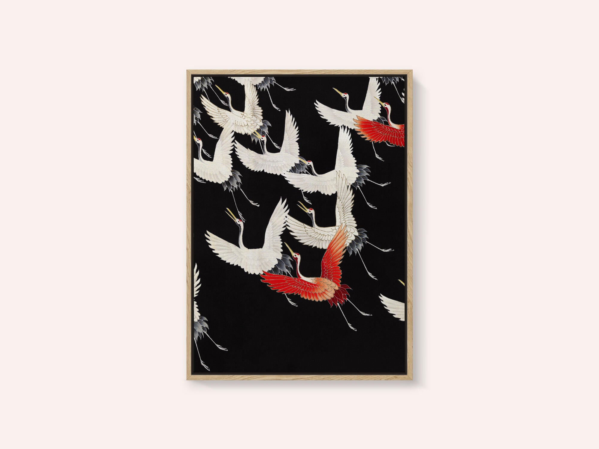 Furisode With a Myriad of Flying Cranes (1910–1920) Full