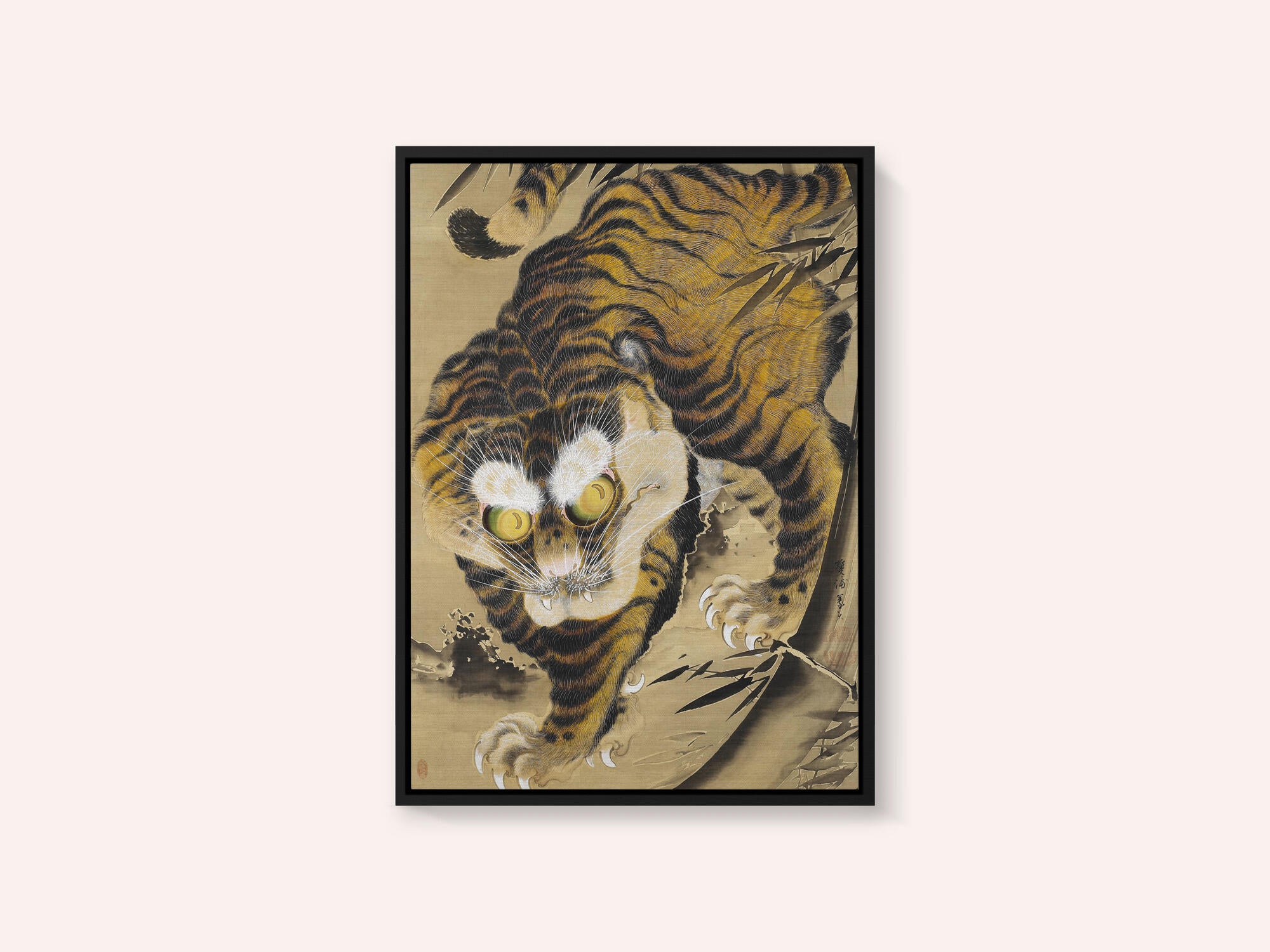 Tiger Emerging From Bamboo (18th Century)