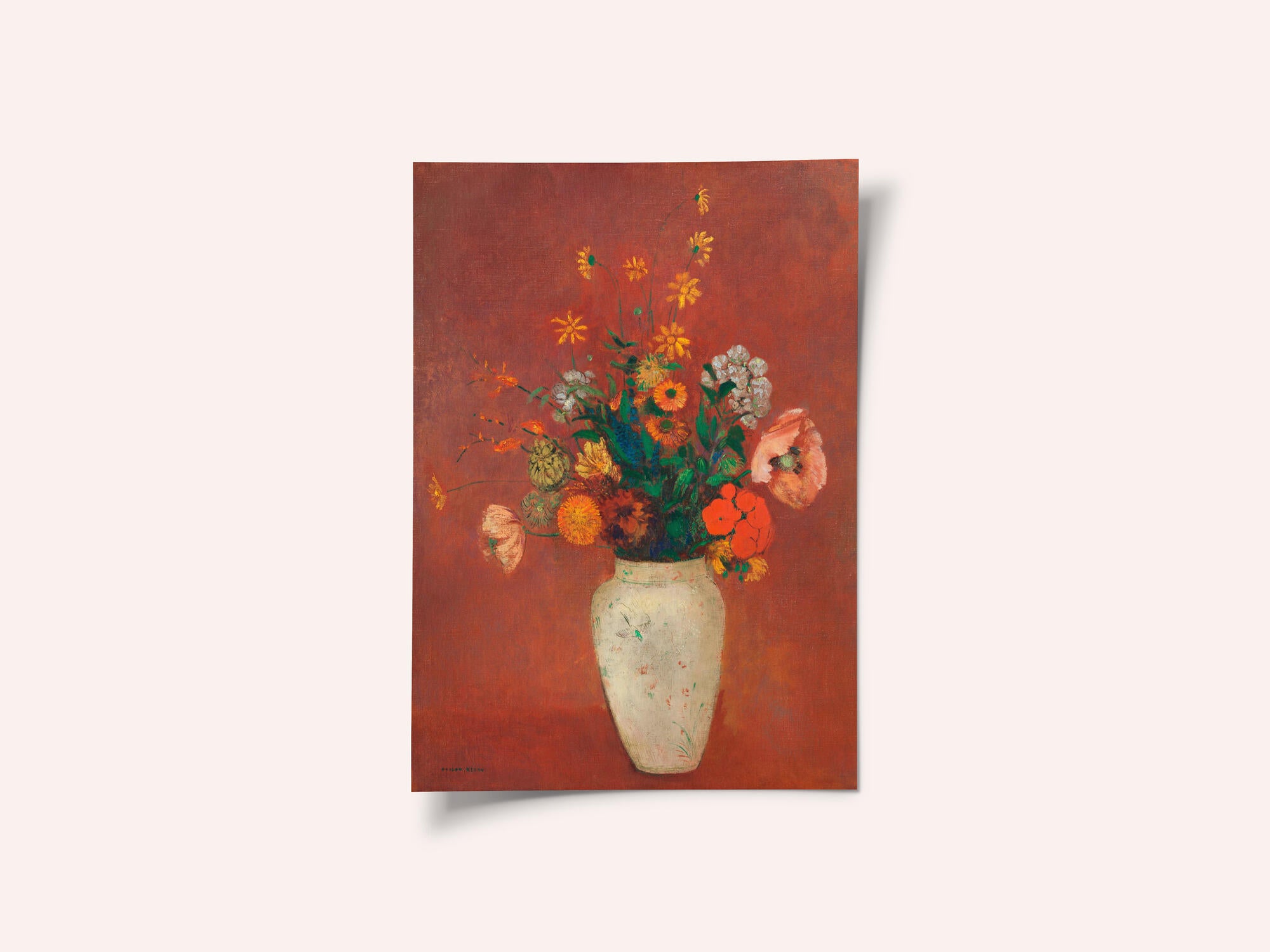 Bouquet In a Chinese Vas