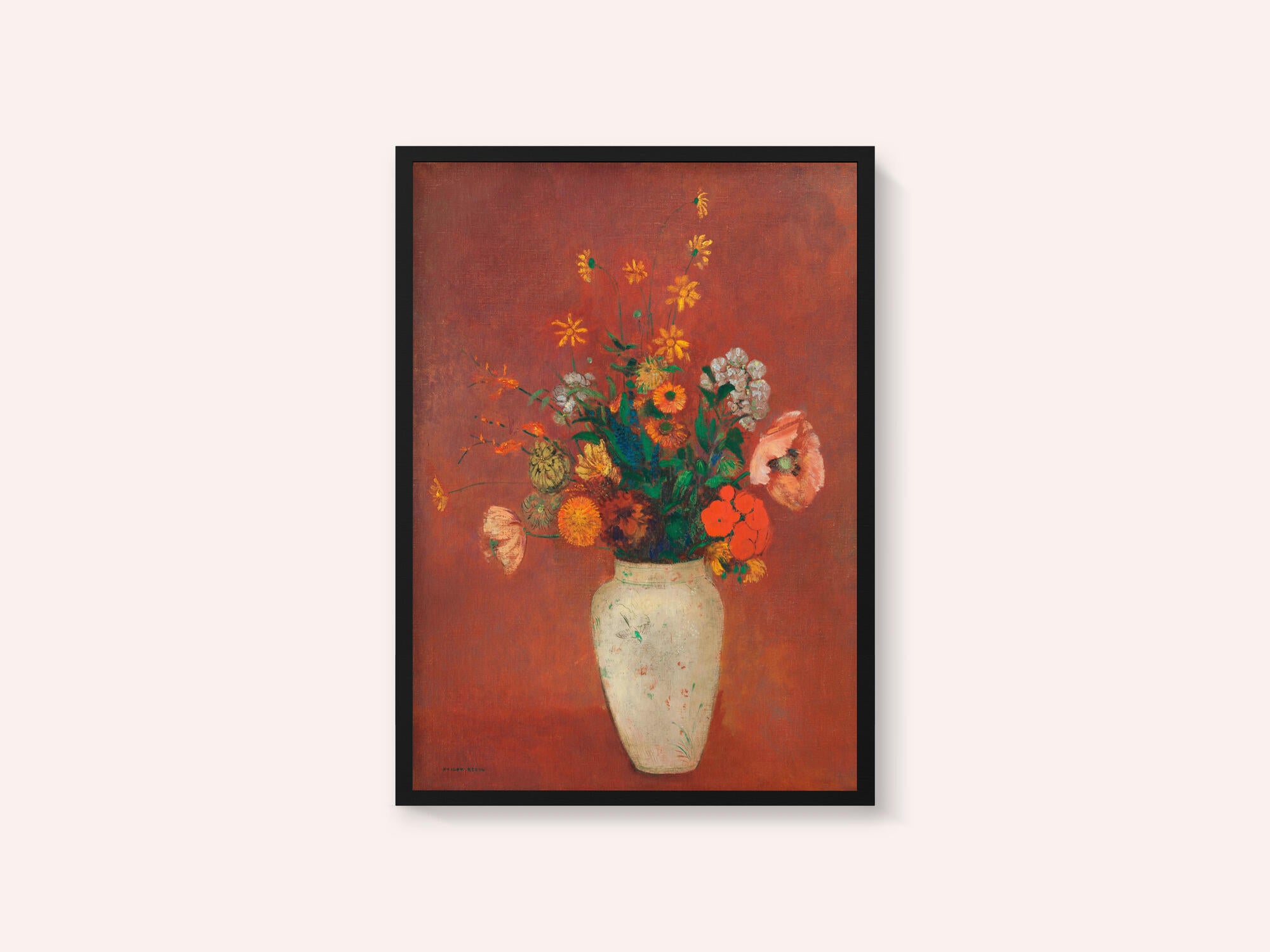 Bouquet In a Chinese Vas