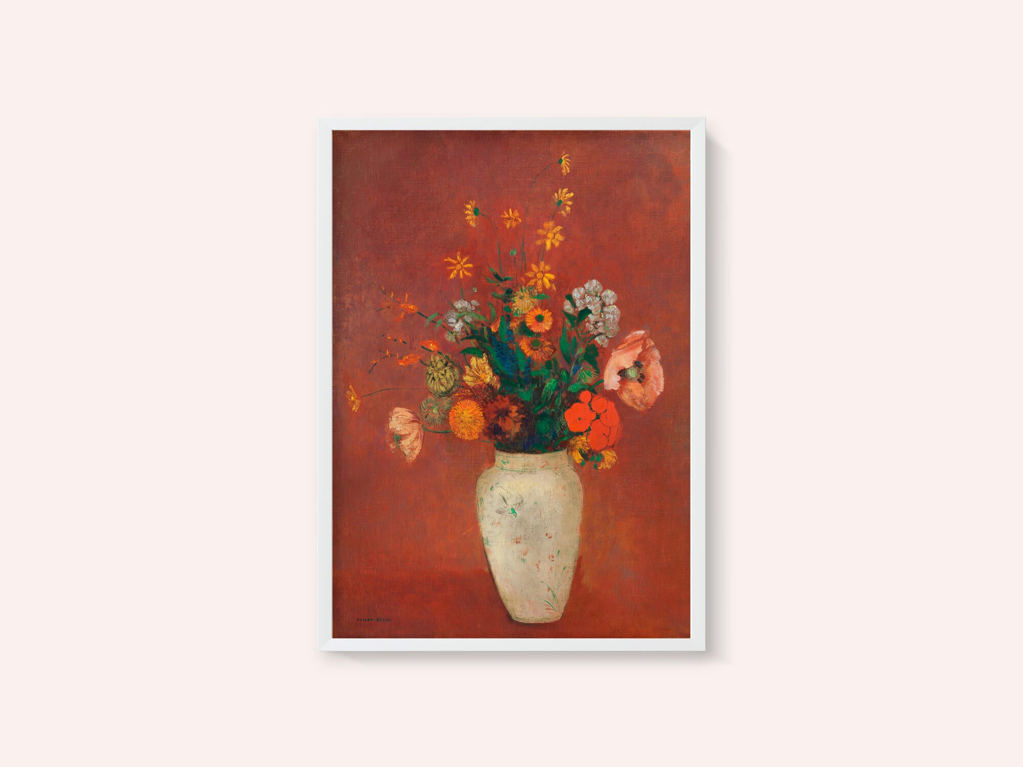 Bouquet In a Chinese Vas