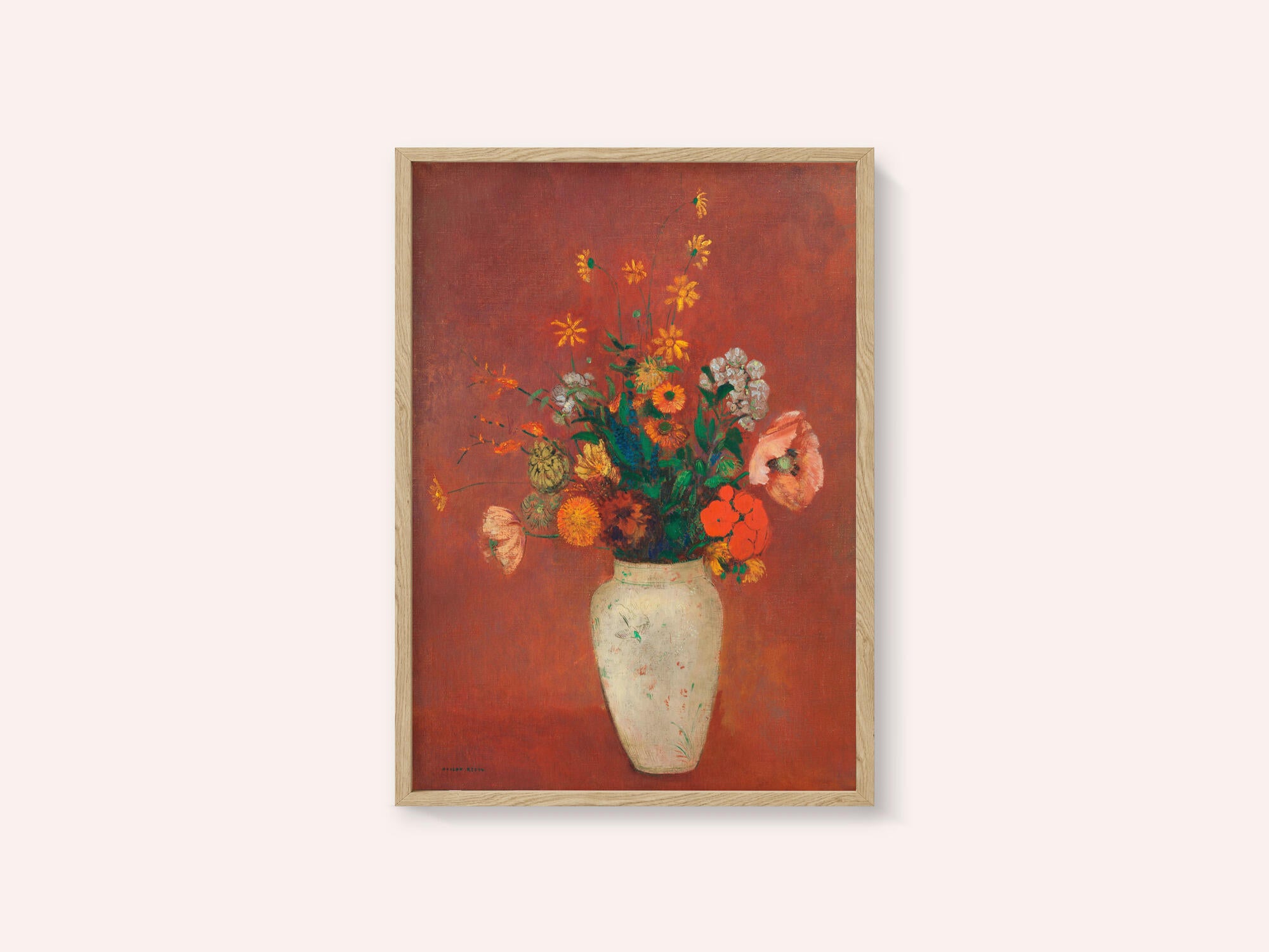 Bouquet In a Chinese Vas