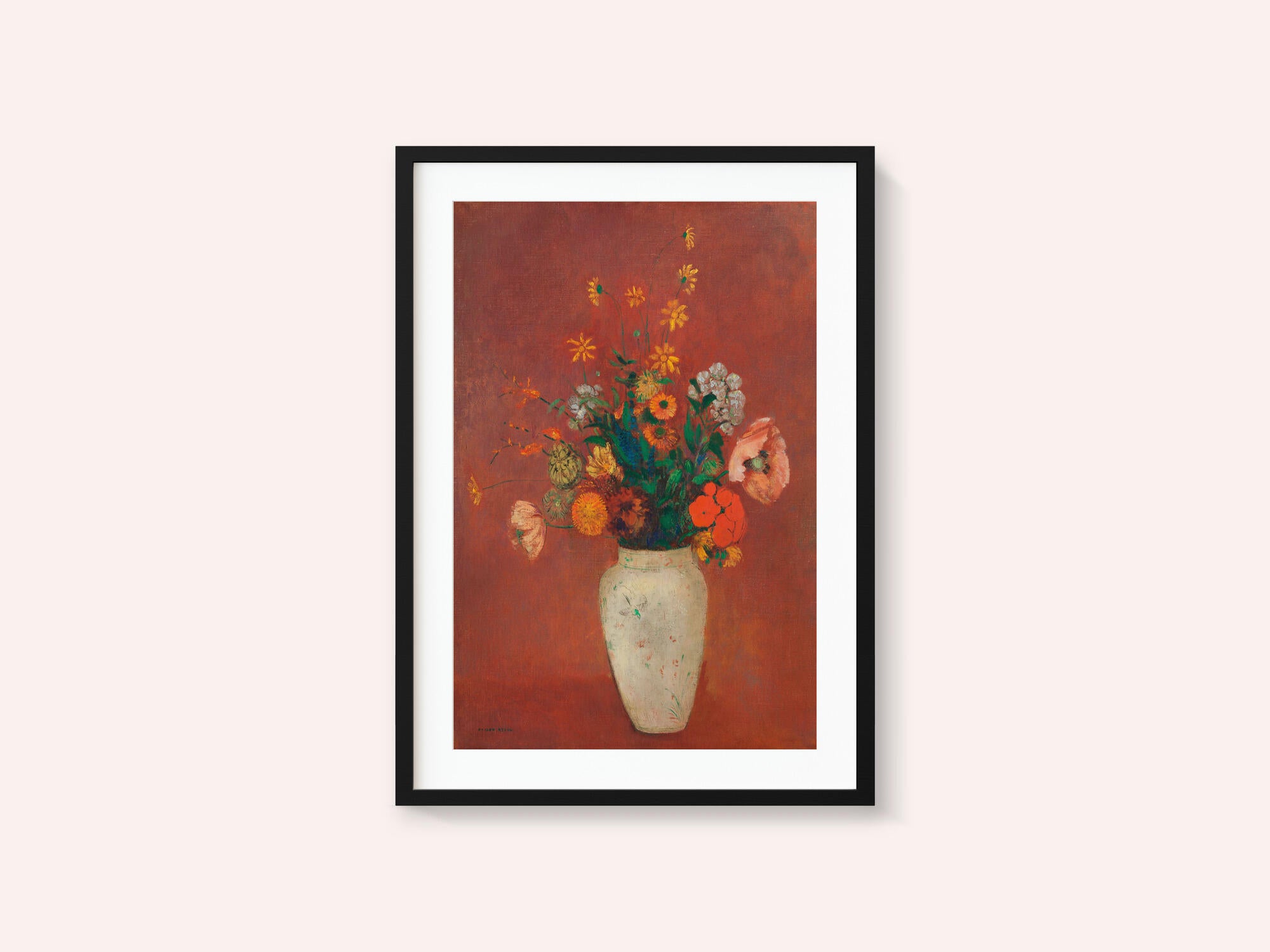 Bouquet In a Chinese Vas