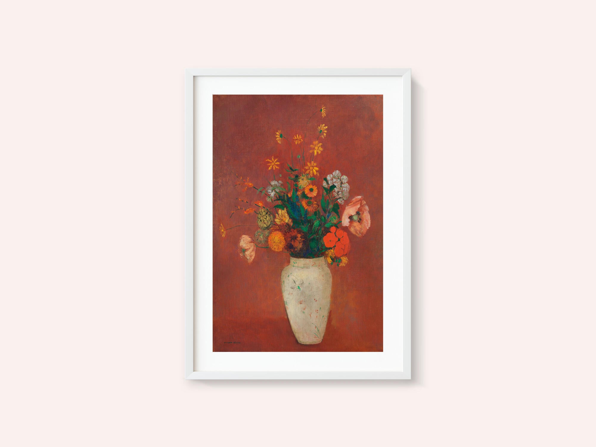 Bouquet In a Chinese Vas