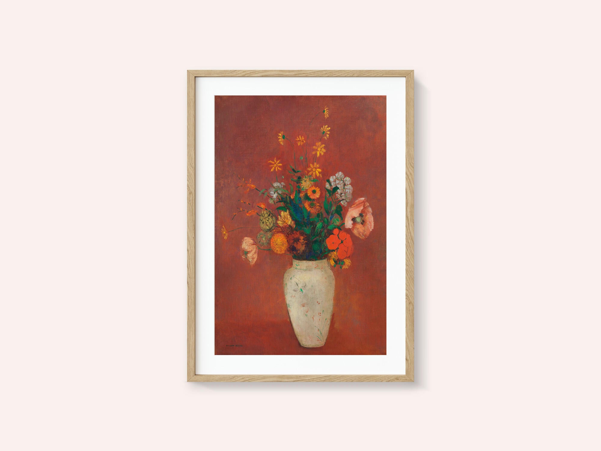 Bouquet In a Chinese Vas