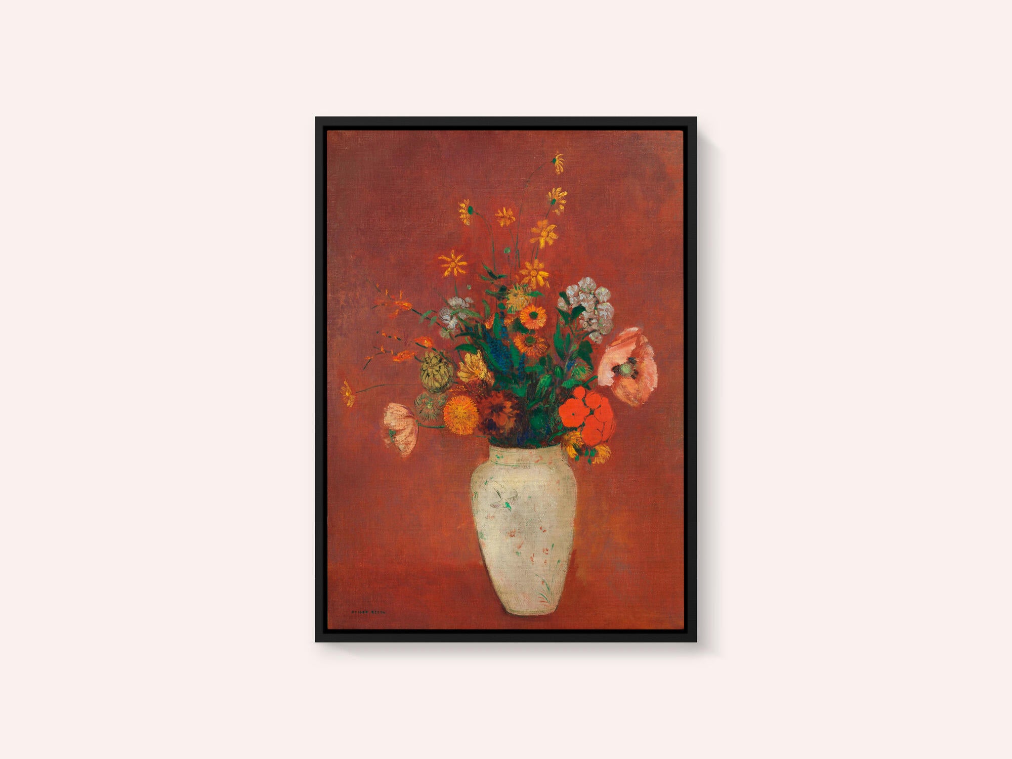 Bouquet In a Chinese Vas