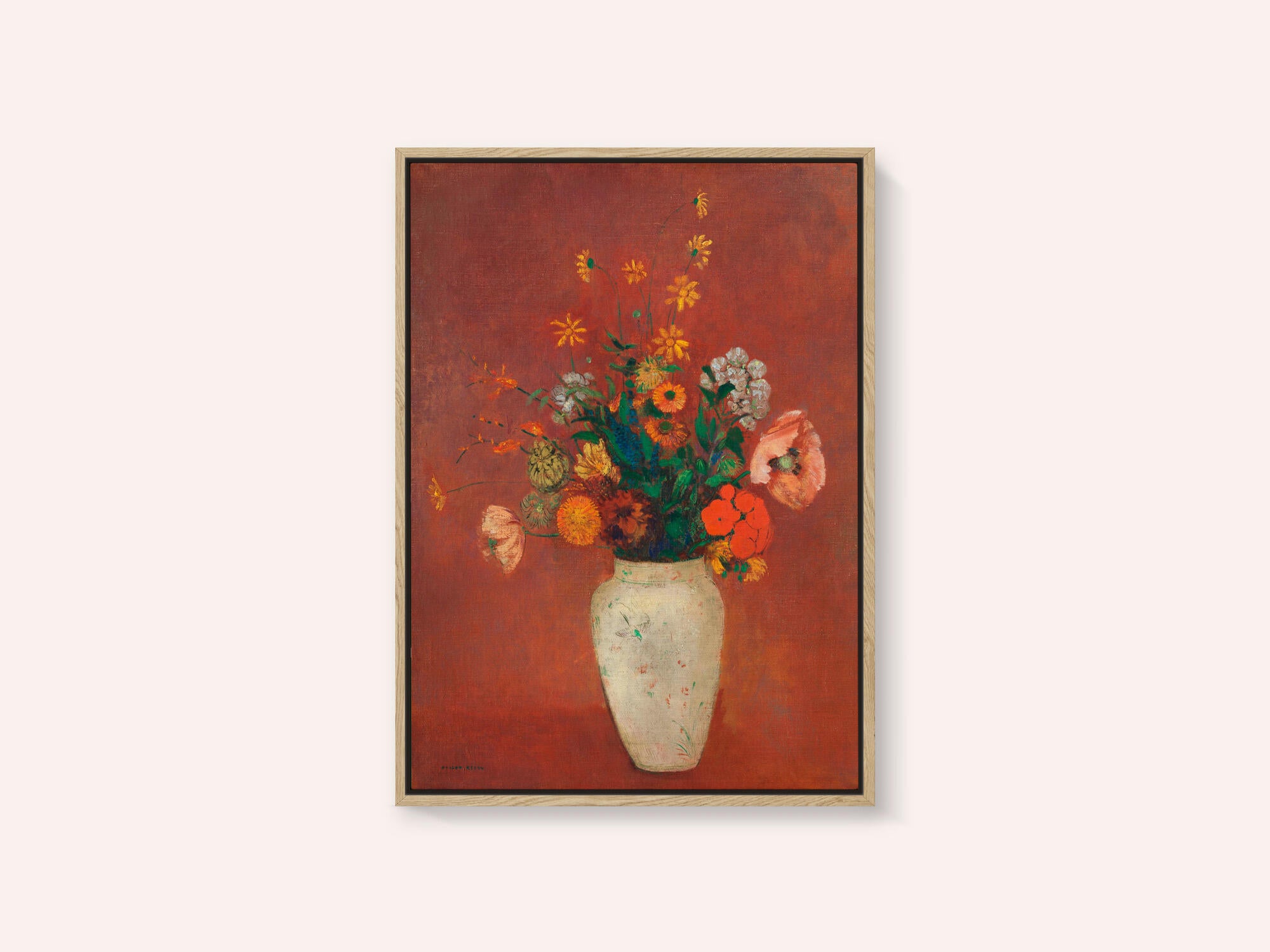 Bouquet In a Chinese Vas